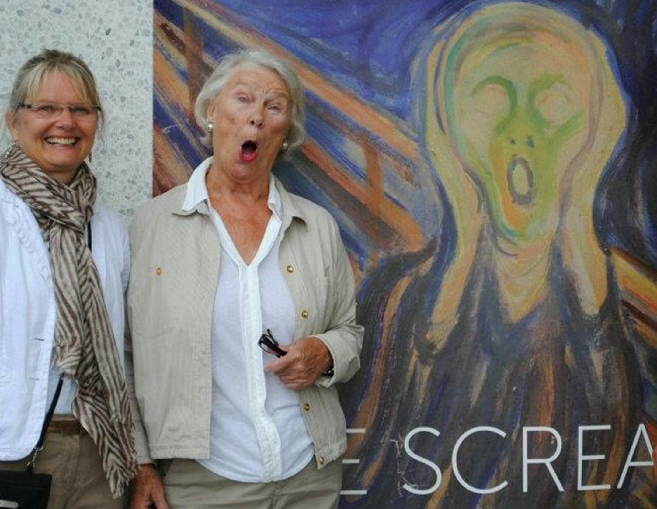 Grete Kirkeng, Henderson, Nev.: This is a photo of me and my mom. I said we should make the Scream face too, and she said nnnoooo. As the photo was taken I smiled normally. We laughed so hard when we saw what my mom did. This is a great memory that we still laugh about.