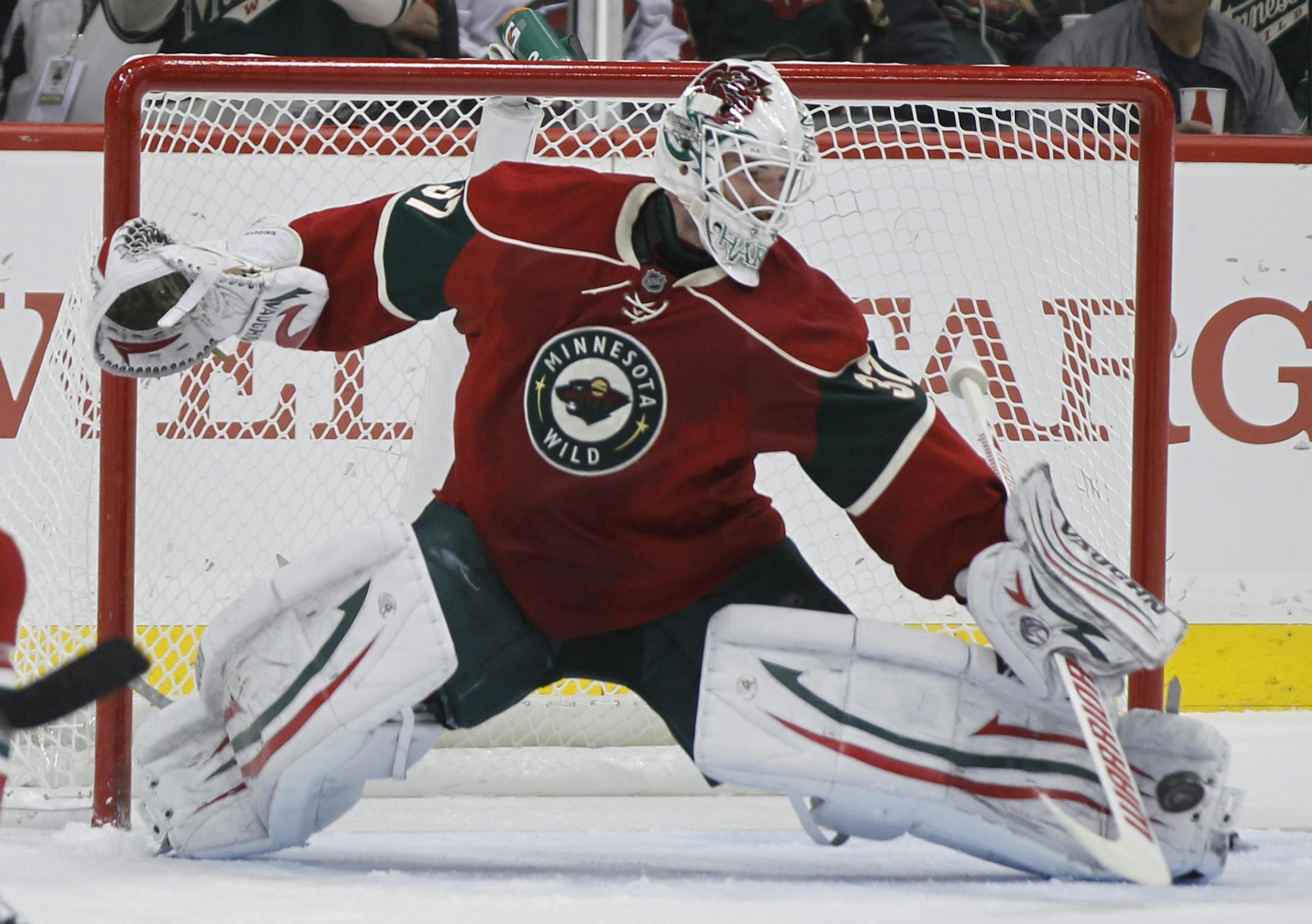 Wild goalie Josh Harding