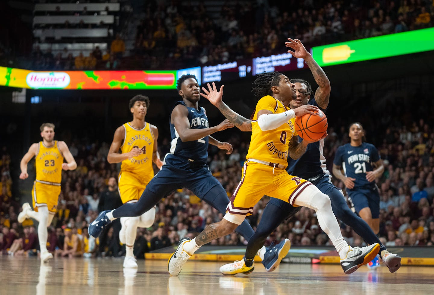 Gophers Men’s Basketball Ekes Out 75-70 Win Vs. Penn State After Big ...