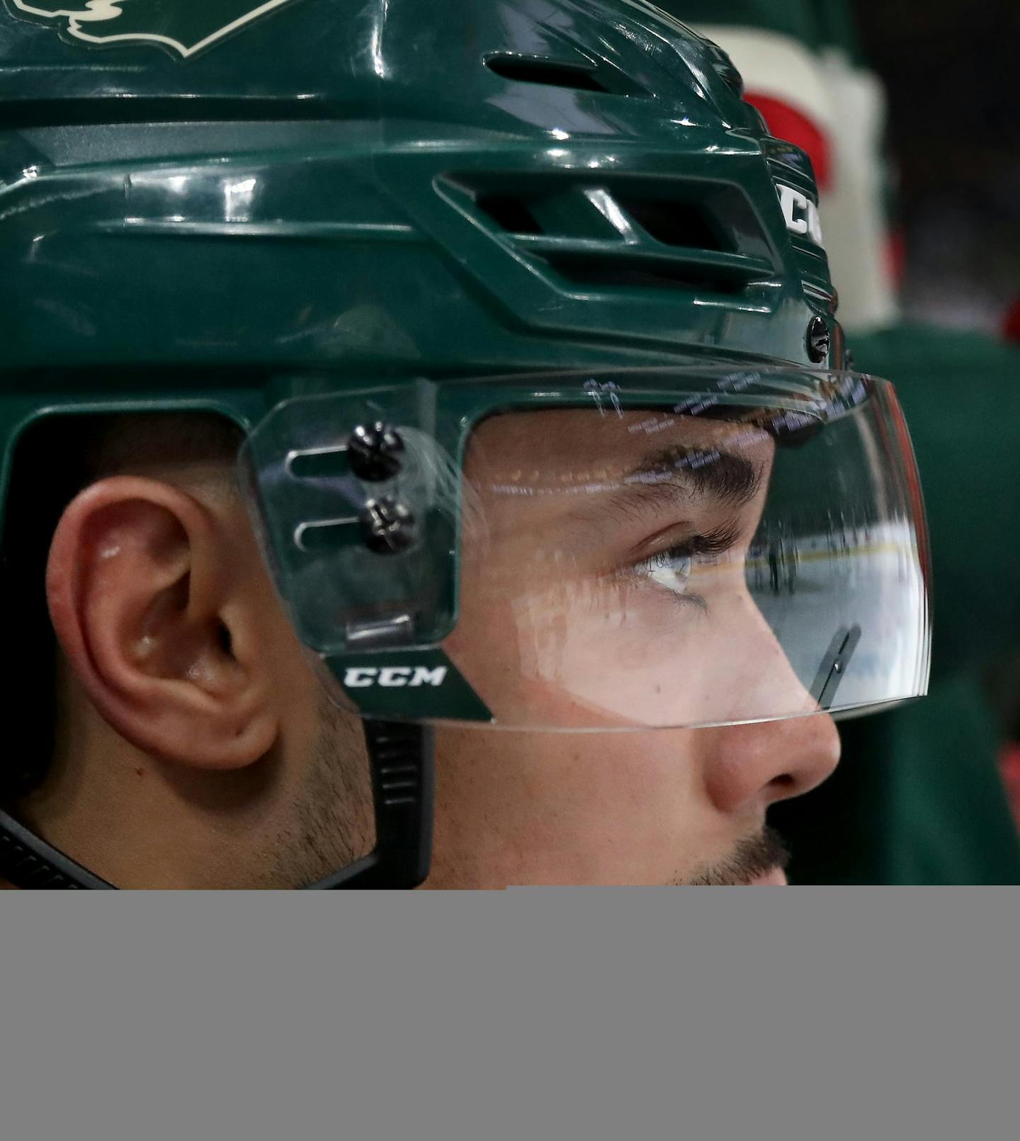 The Minnesota Wild's Matt Dumba (24) watches action from the bench during the second period of the Wild's 4-1 win over the Winnipeg Jets Saturday, Jan. 13, 2018, at the Xcel Energy Center in St. Paul, MN.] DAVID JOLES &#x2022; david.joles@startribune.com Wild vs. Winnipeg Jets