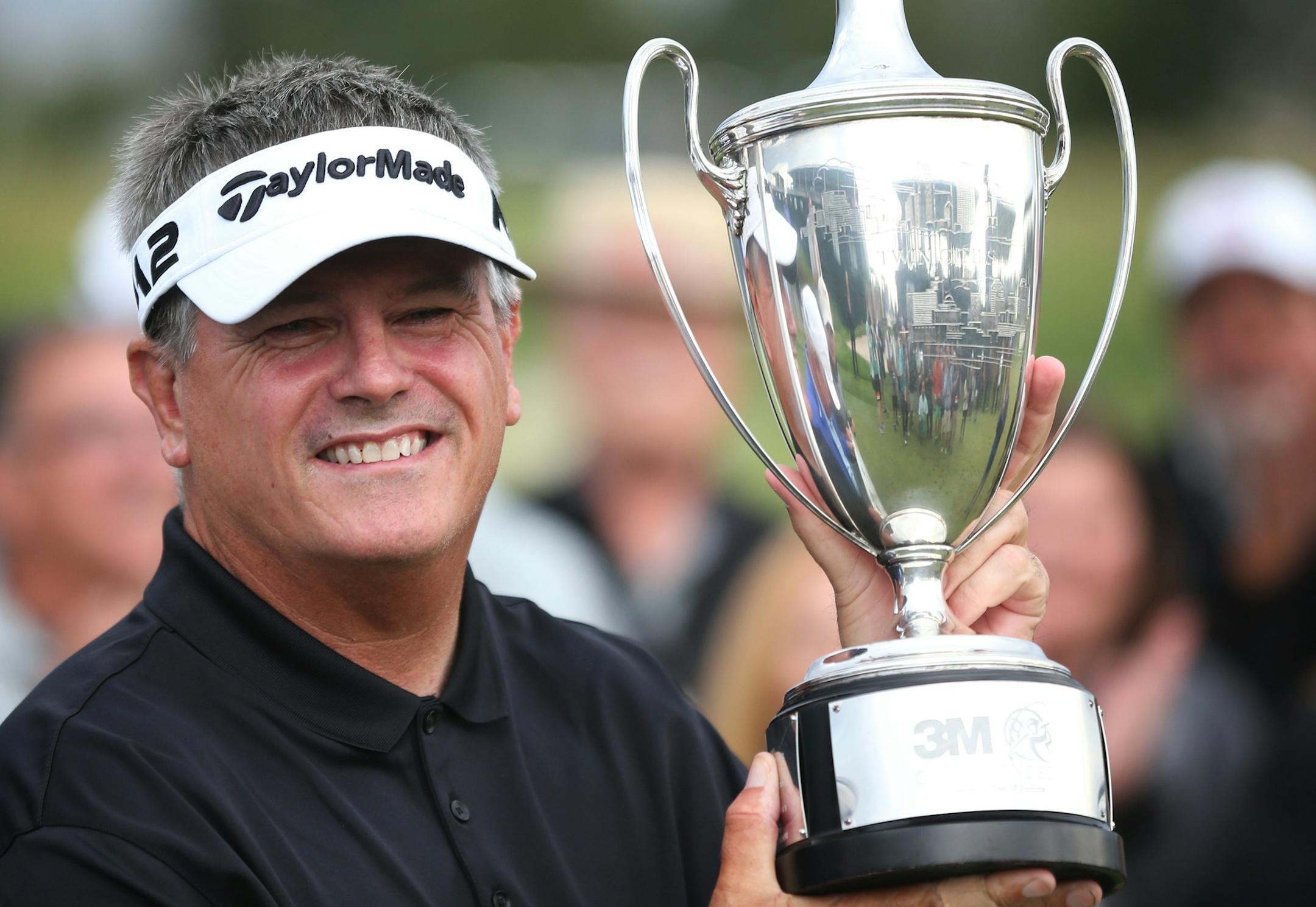 Paul Goydos won the 3M Championship in a one-hole play off against Gene Sauers at Tournament Players Club Sunday August 6, 2017 in Blaine, MN. ] JERRY HOLT ï jerry.holt@startribune.com