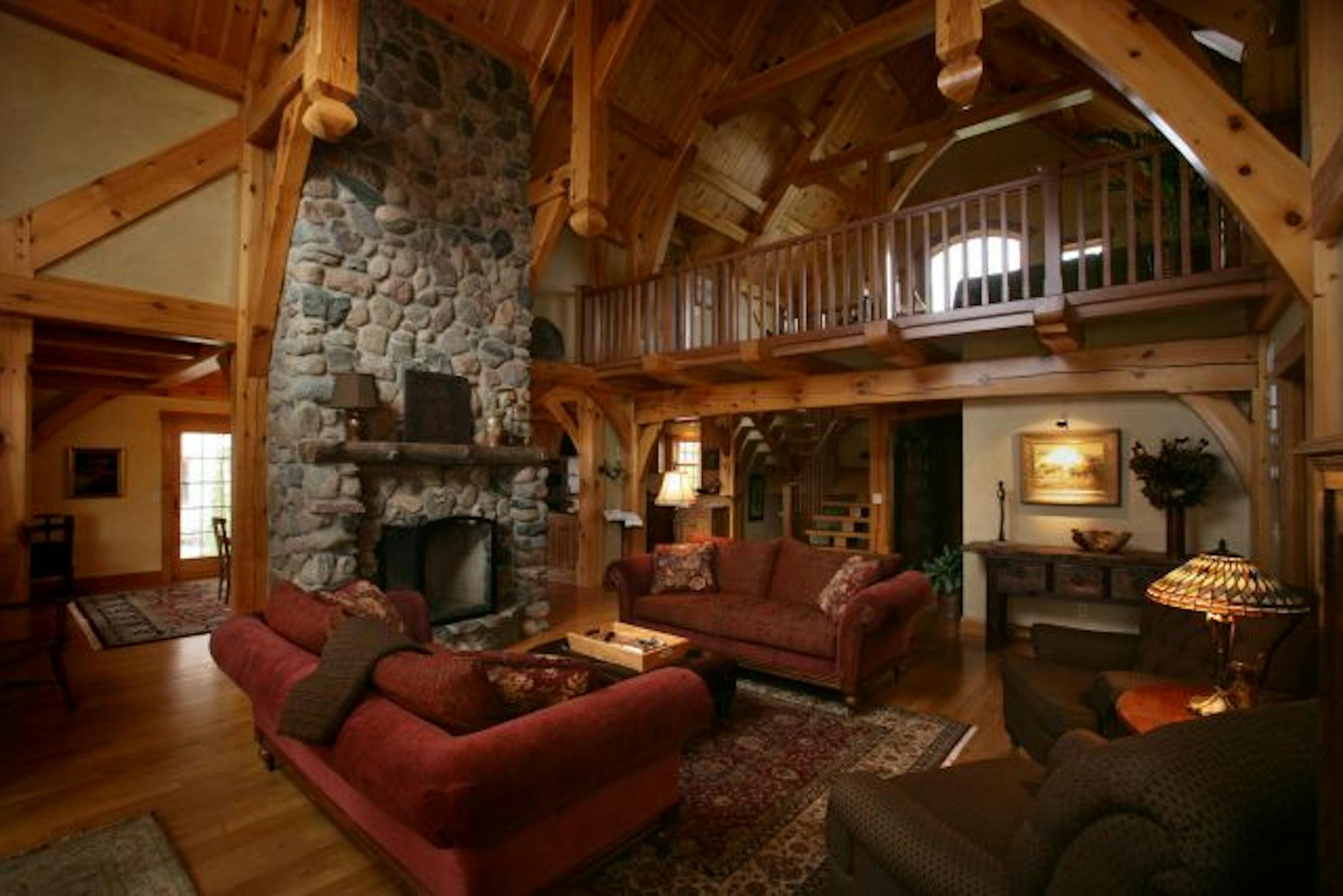 Linda and Tony Schaust have built a new farmhouse and barn using materials from the old farmstead and green building methods. They did the majority of the work themselves.