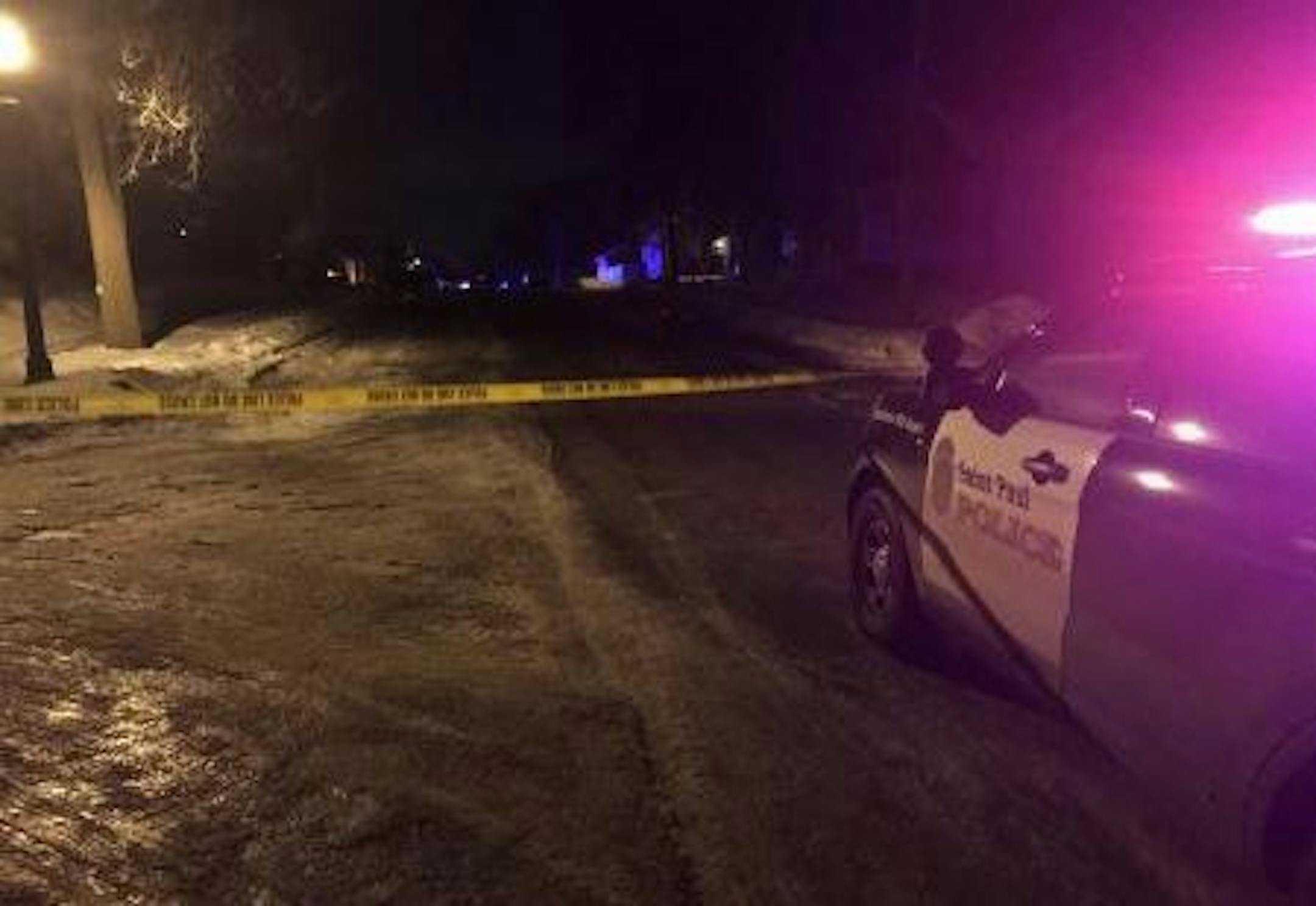 A man was found at this intersection shot to death Saturday night.
