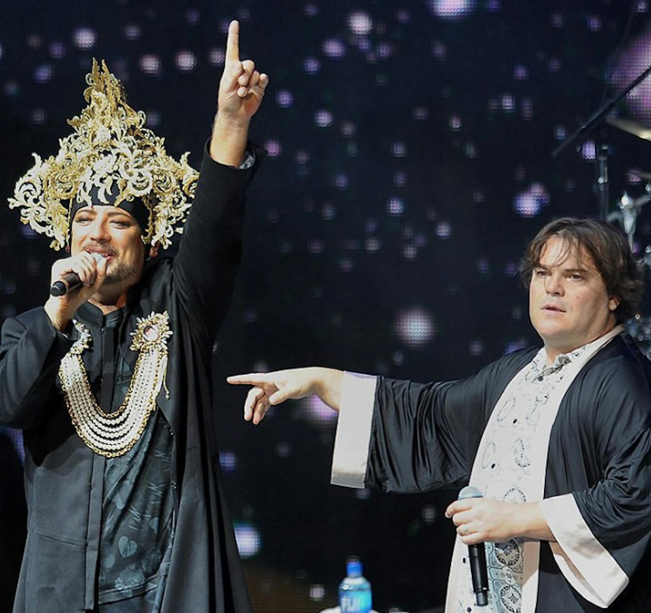 Boy George and Jack Black