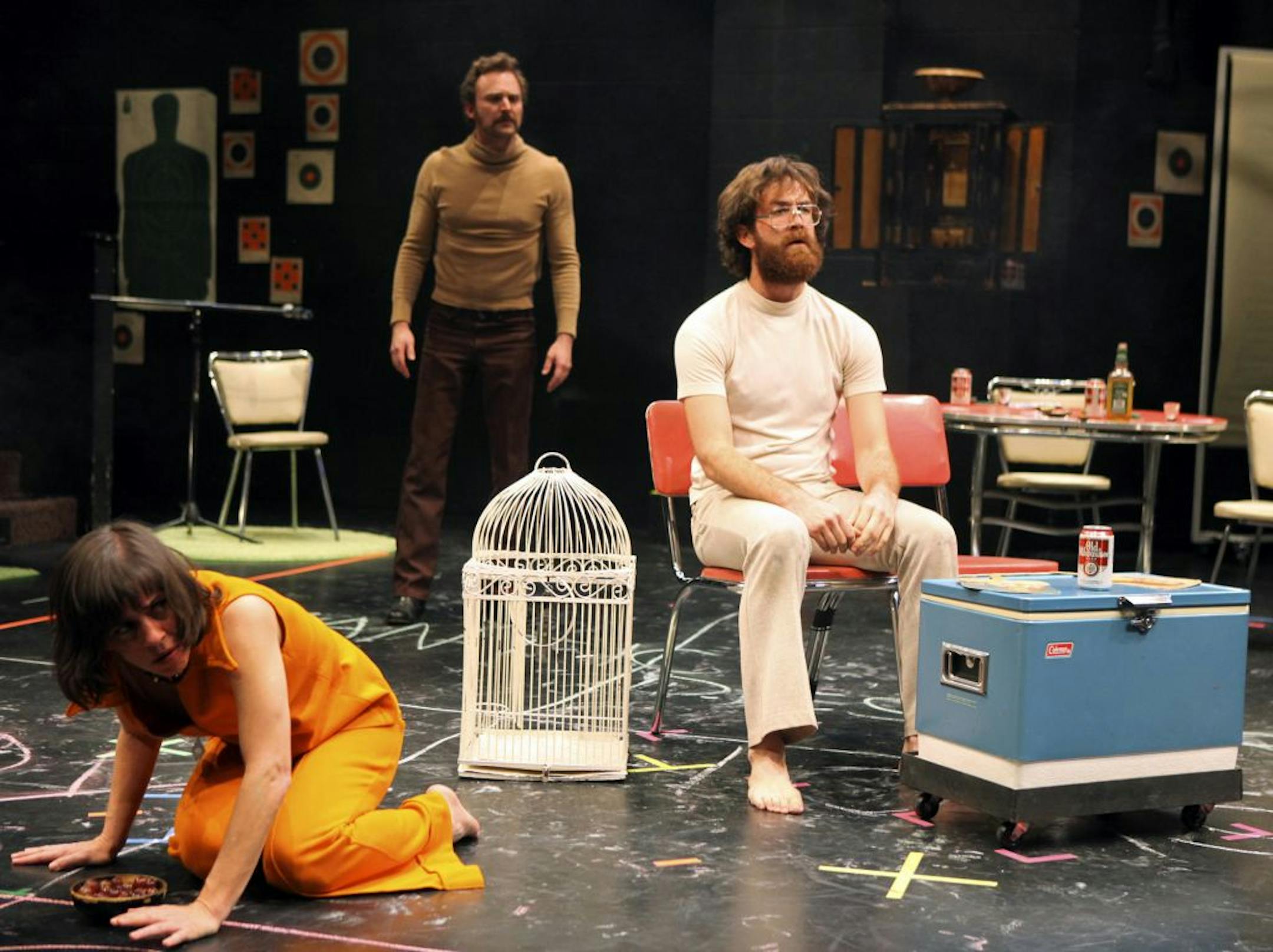 The Rude Mechs troupe in "The Method Gun."