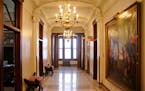 The hallway of the Exchange Building in St. Paul.