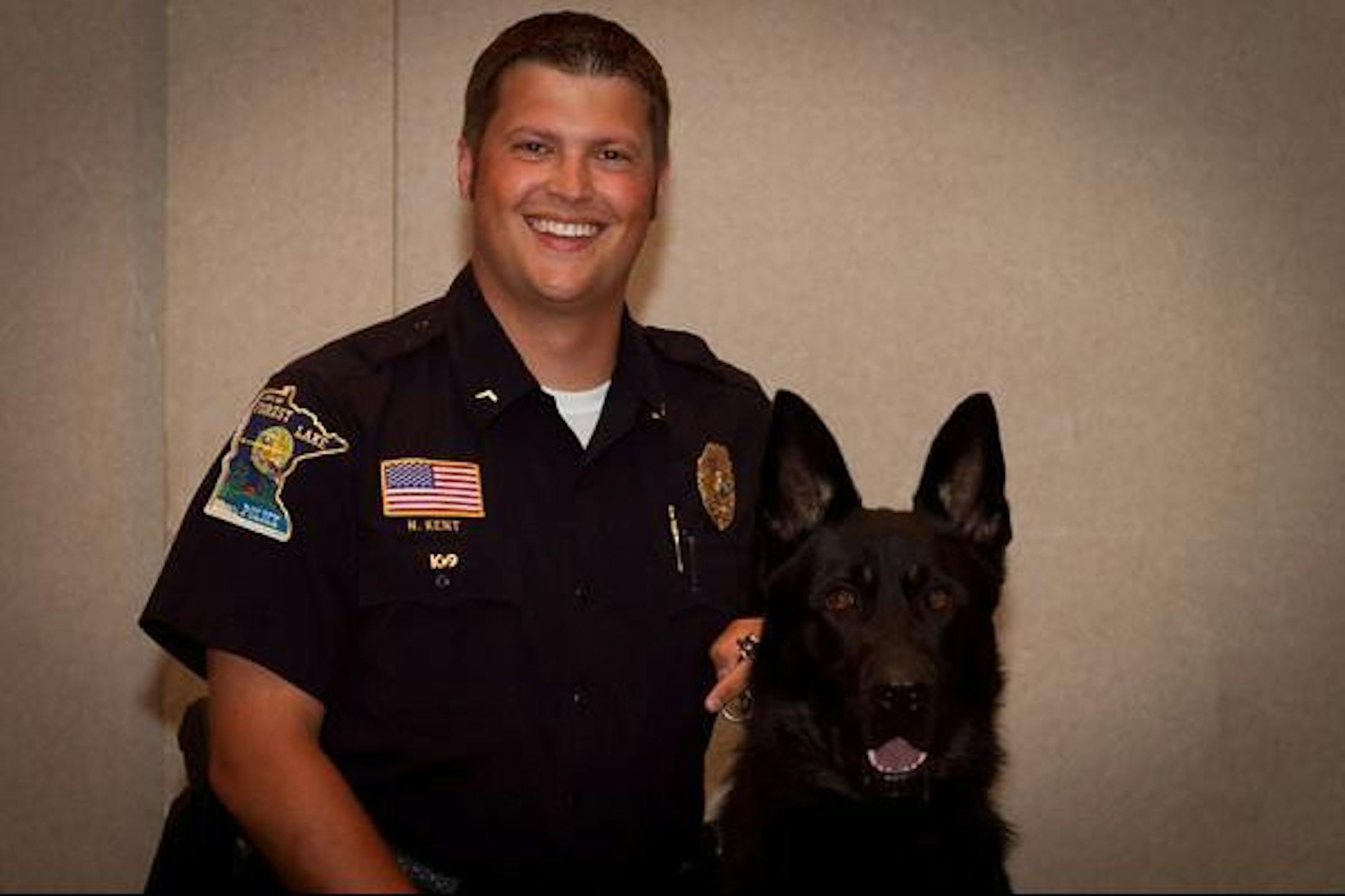 Officer Nick Kent and Ranger.
