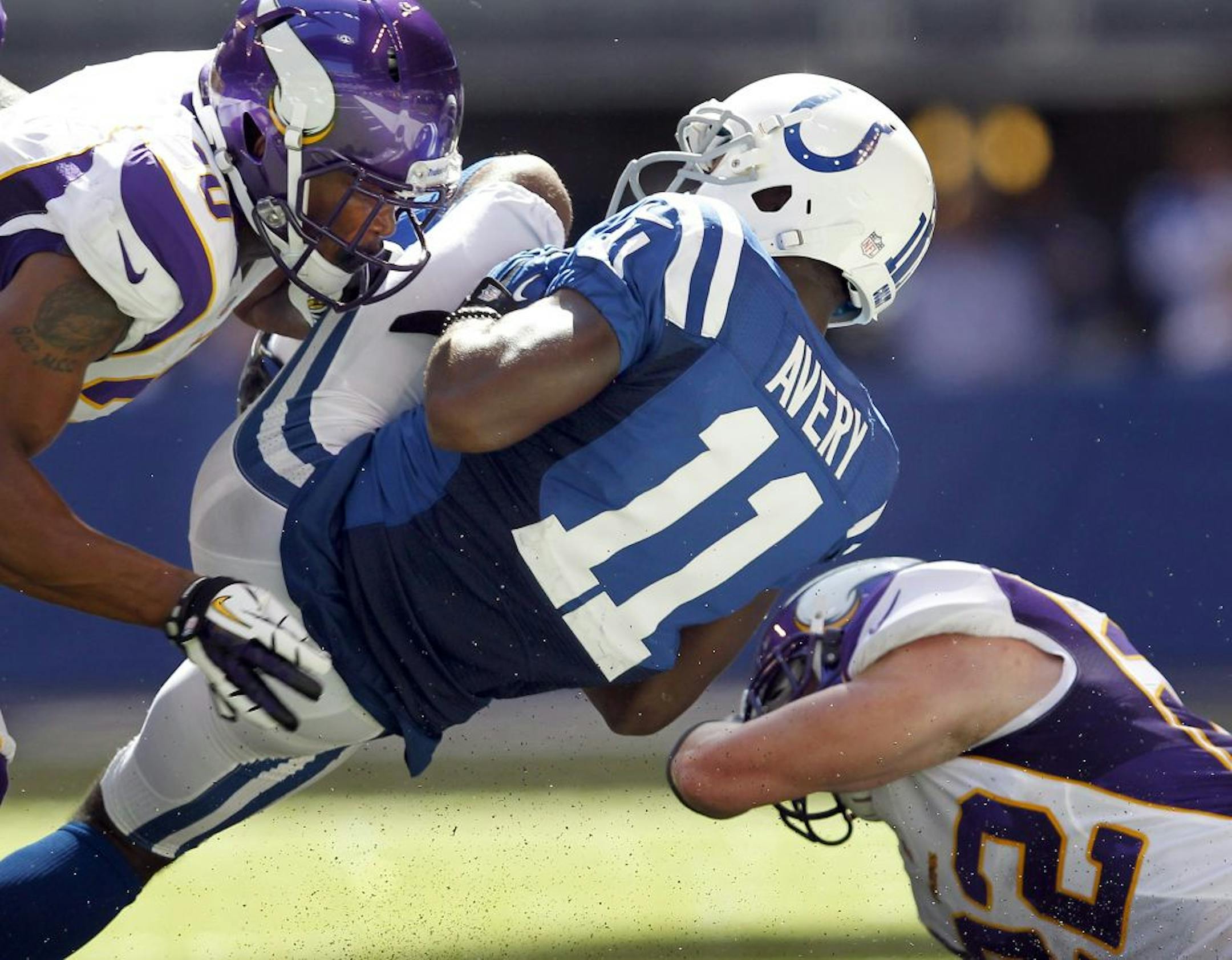 Minnesota Vikings Chris Cook (20) and Harrison Smith (22).