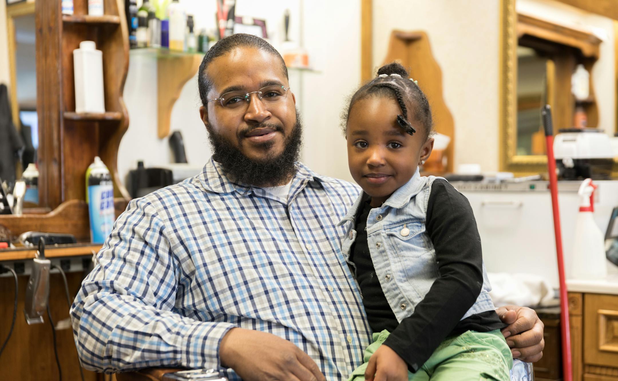 "I've heard all kinds of racial slurs" in Pipestone, said Laron "Ron" Tivis, who moved to town from St. Paul four years ago when he bought the Groom Room barbershop. He said he takes it in stride, but it bothers him when it affects his daughter, Eyla, 4, and two step-children.