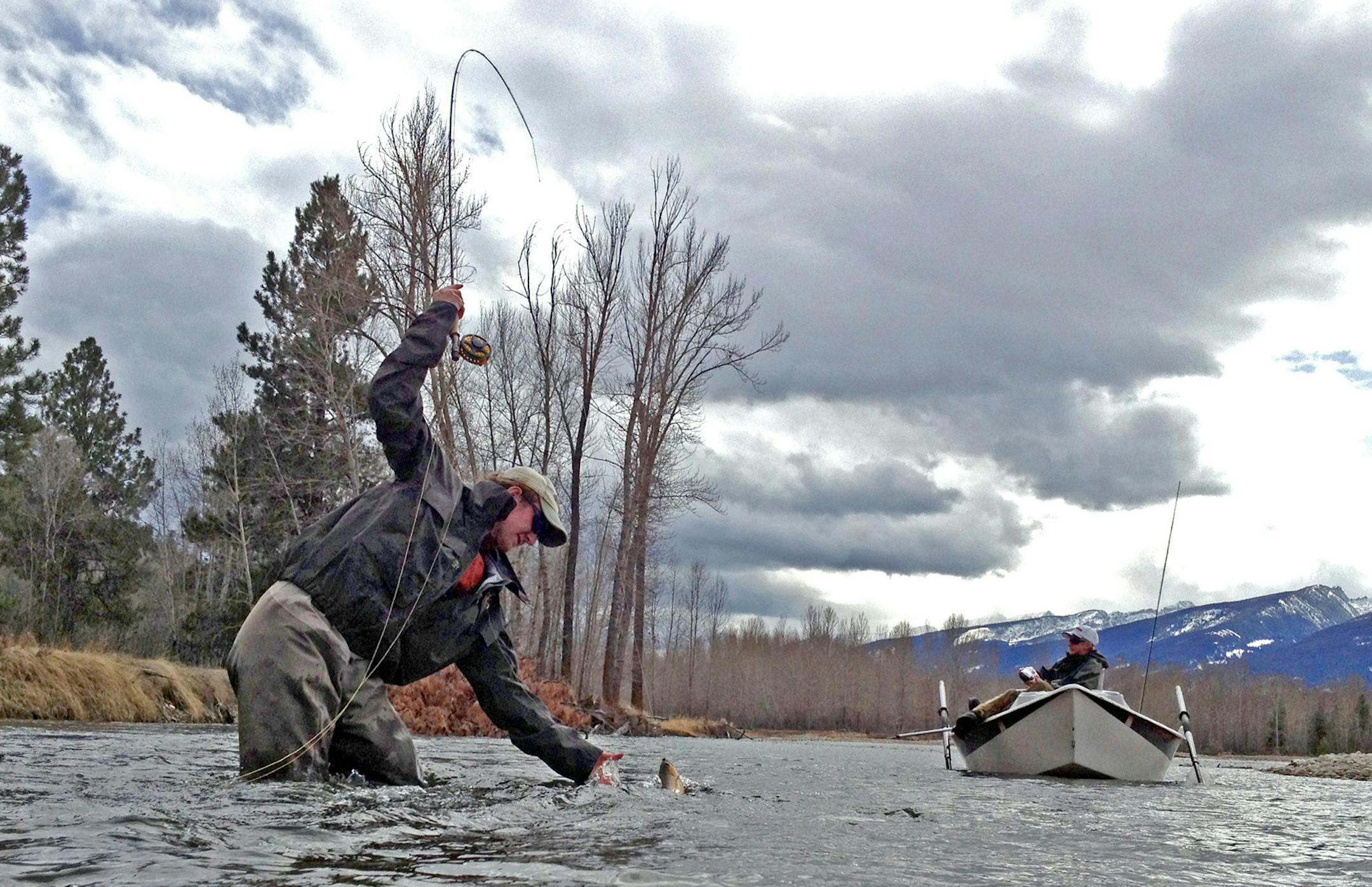 Fishing from a drift boat, whether in Minnesota or out West, is challenging, and pinpoint casting often is required to place a fly where trout lie just outside the current. Stopping occasionally to wade and cast is no less satisfying.