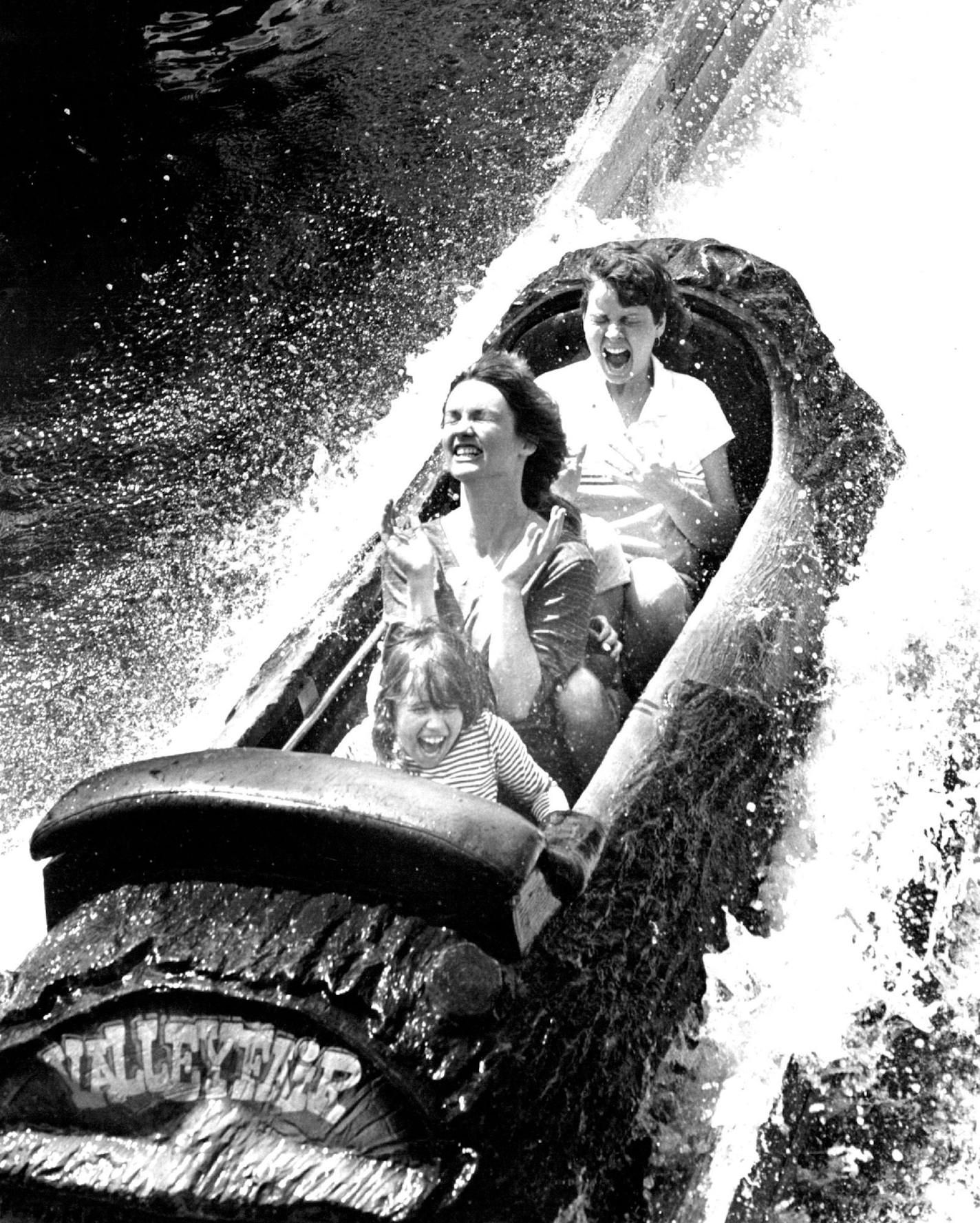 May 16, 1982 Community - Nelson The flume ride at Valley fair Steve Schluter, Minneapolis Star Tribune