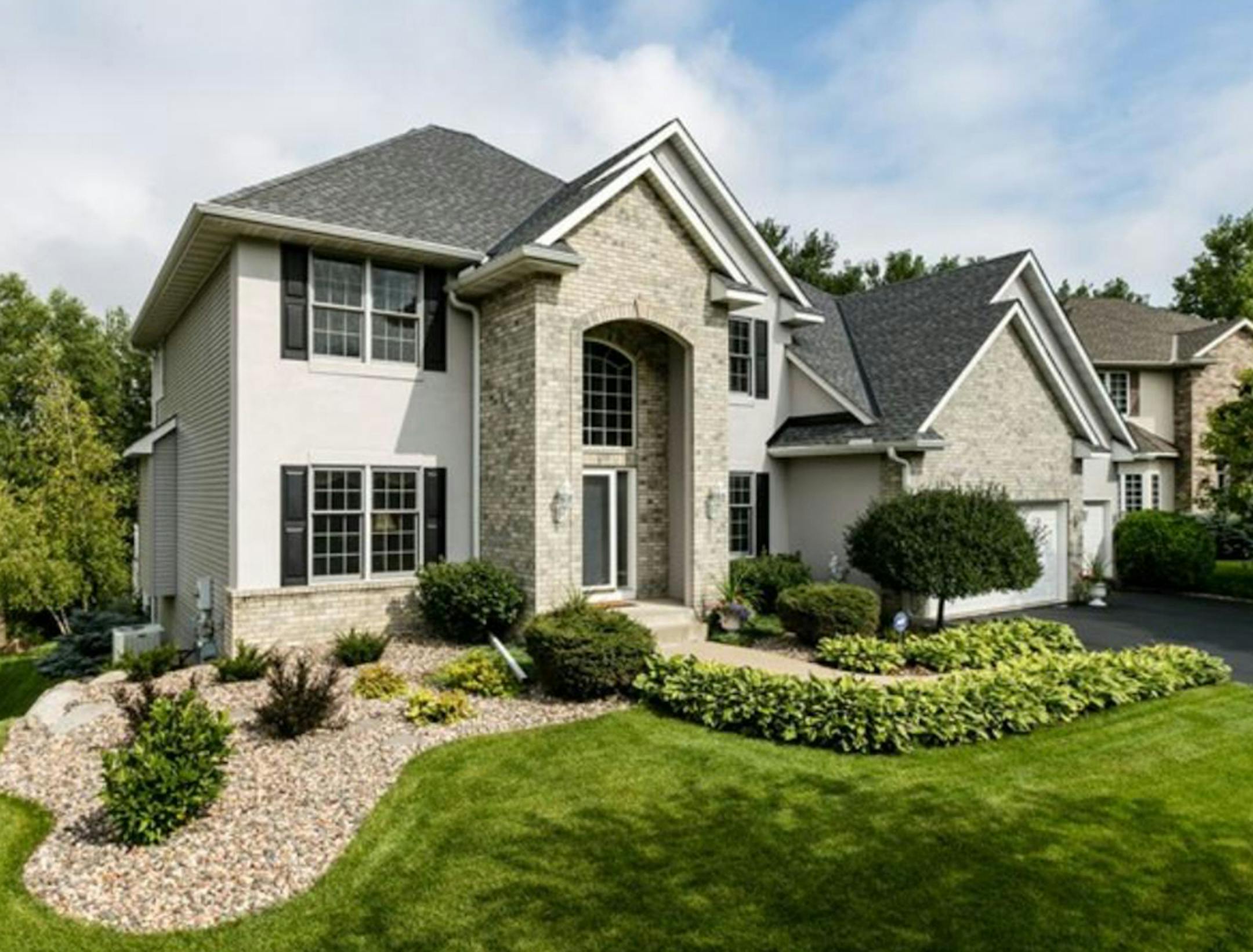 Inver Grove Heights
Built in 1998, this five-bedroom, four-bath house has 4,092 square feet and features four bedrooms on one level, three fireplaces, remodeled kitchen, four-season porch, full finished walkout basement, paver patio and maintenance-free deck. Listed by Diane Hawkins, Keller Williams Premier Realty, 651-226-7994.