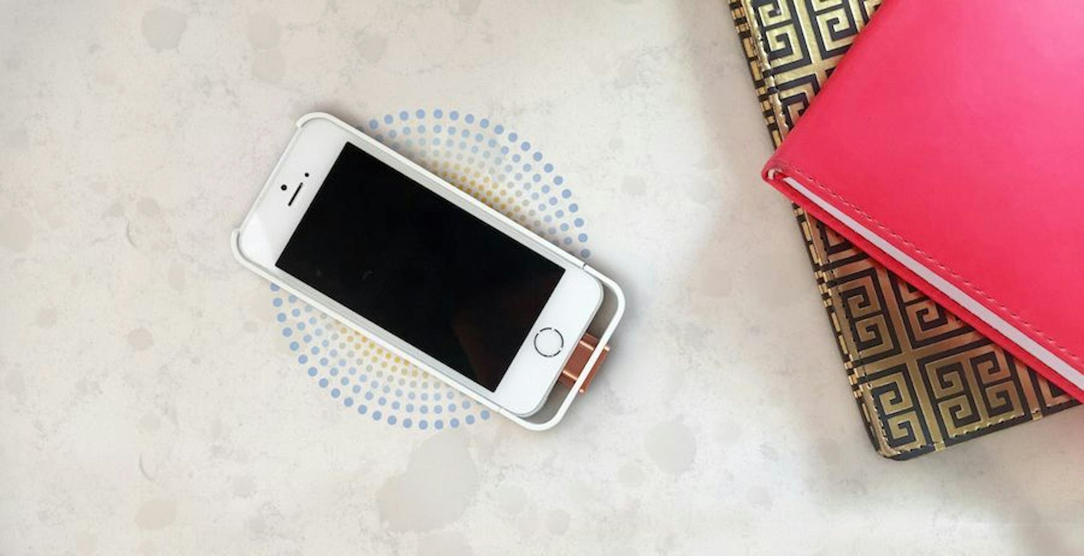 Countertops that recharge your smart phone without wires are featured at the Minnesota Home and Patio Show. Provided