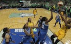 Los Angeles Sparks forward Nneka Ogwumike (30) hit the winning basket with just seconds left in the game. ] JEFF WHEELER &#xef; jeff.wheeler@startribu