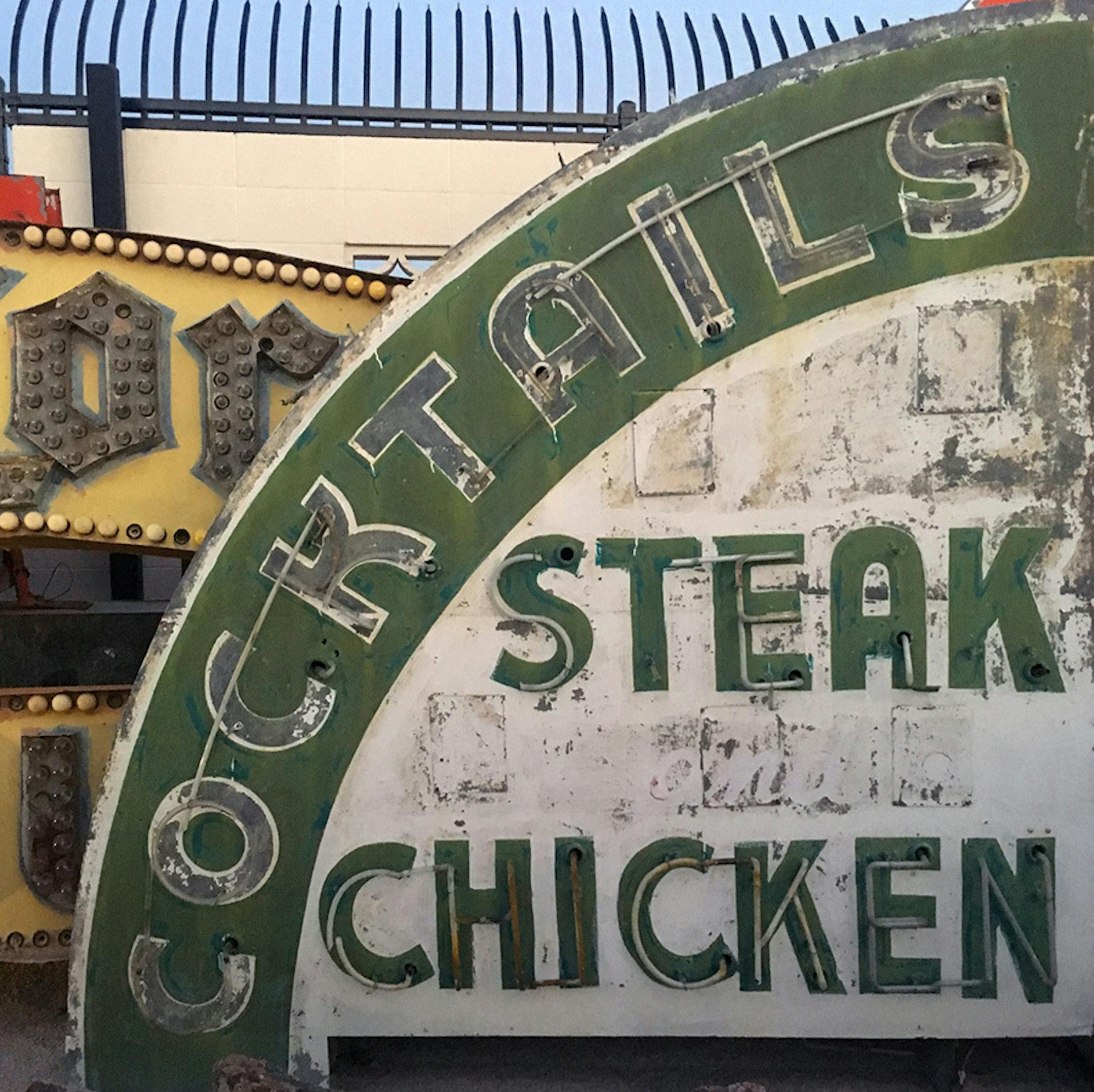 "A relic at the Neon Boneyard."