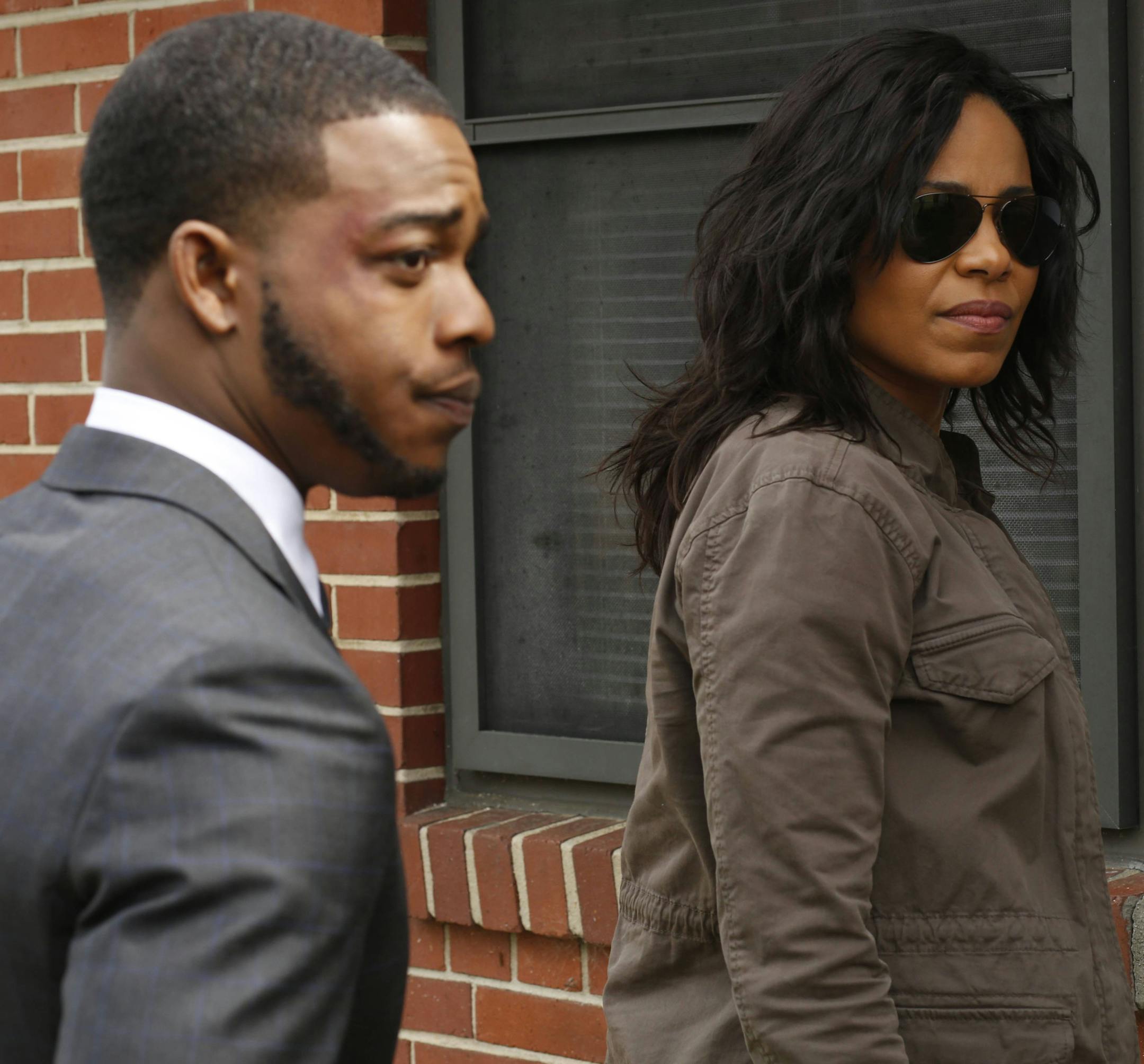 SHOTS FIRED: L-R: Stephan James and Sanaa Lathan in SHOTS FIRED premiering midseason on FOX. &#xa9;2016 Fox Broadcasting Co. CR: FOX