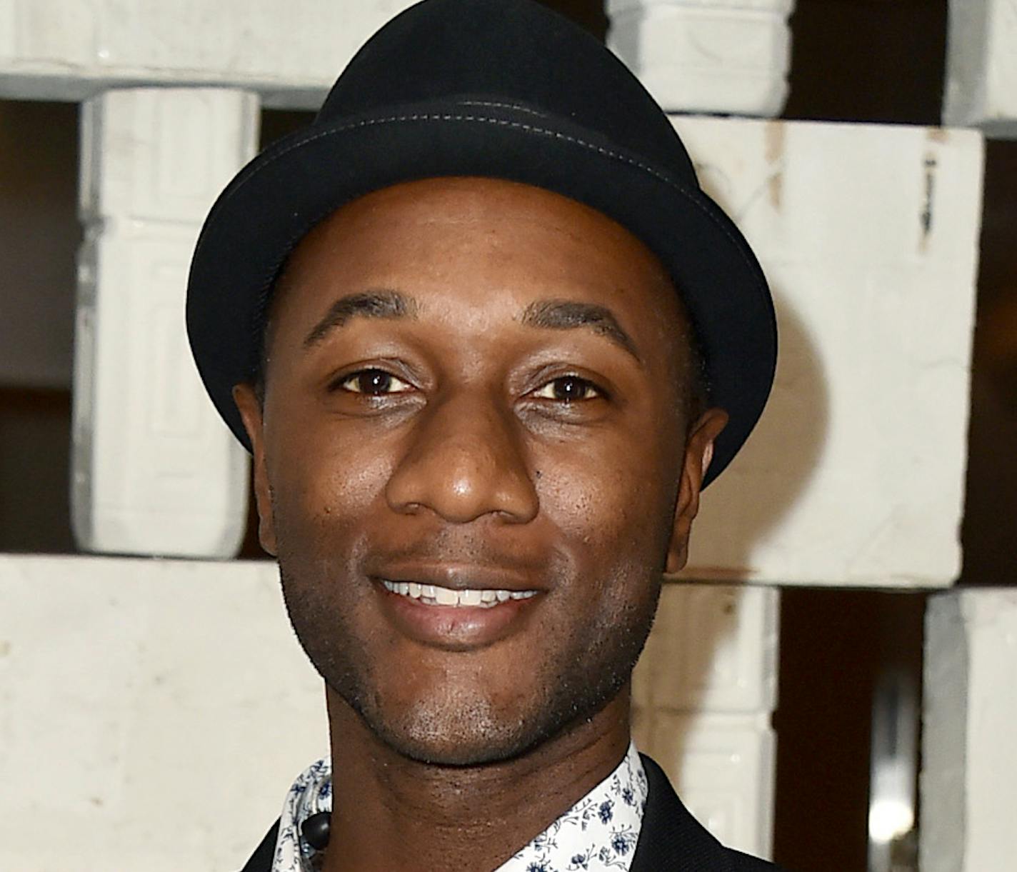 Aloe Blacc arrives at the 13th Annual Gala in the Garden at the Hammer Museum on Saturday, Oct. 10, 2015, in Los Angeles. (Photo by Jordan Strauss/Invision/AP)