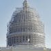 The U.S. Capitol Christmas Tree arrives at the West Front of the Capitol in Washington, Friday, Nov. 21, 2014. The 88-foot white spruce from the Chipp