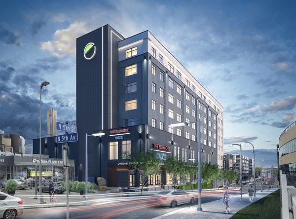 The Minneapolis Fillmore Theater will be part of a development including an Element by Westin Hotel near Target Field Station in the North Loop.