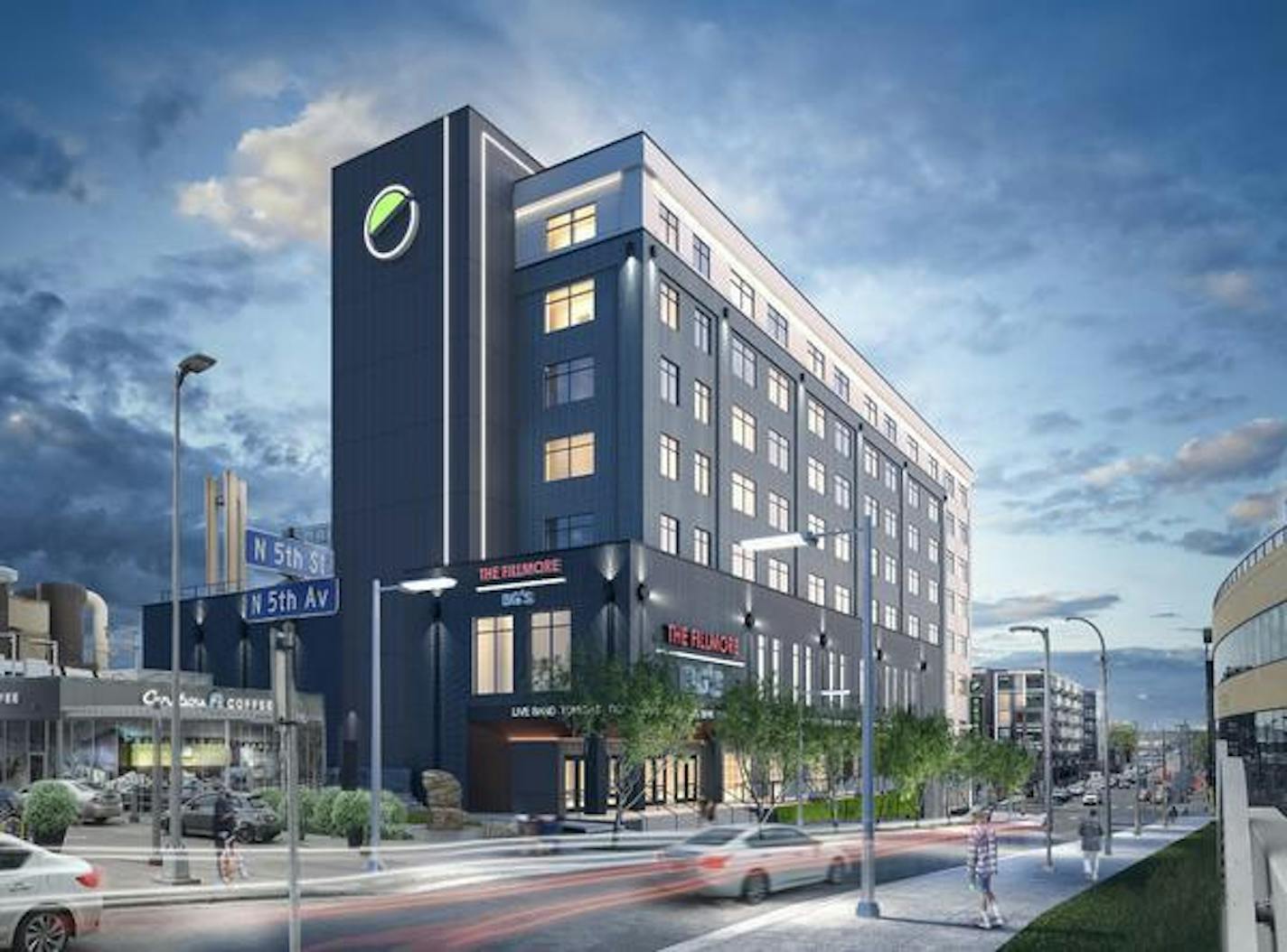 The Minneapolis Fillmore Theater will be part of a development including an Element by Westin Hotel near Target Field Station in the North Loop.