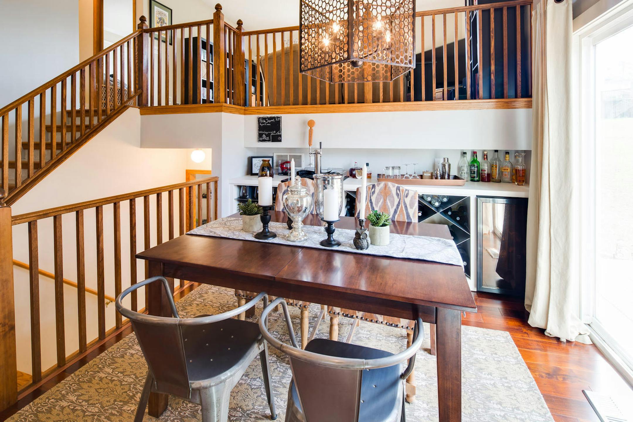 Provided photo Dining room of house featured on "Renovation Raiders"