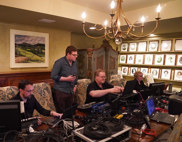 Minnesota Gov. Tim Walz's staff prepared to deliver his delayed State of the State address over YouTube from his residence.