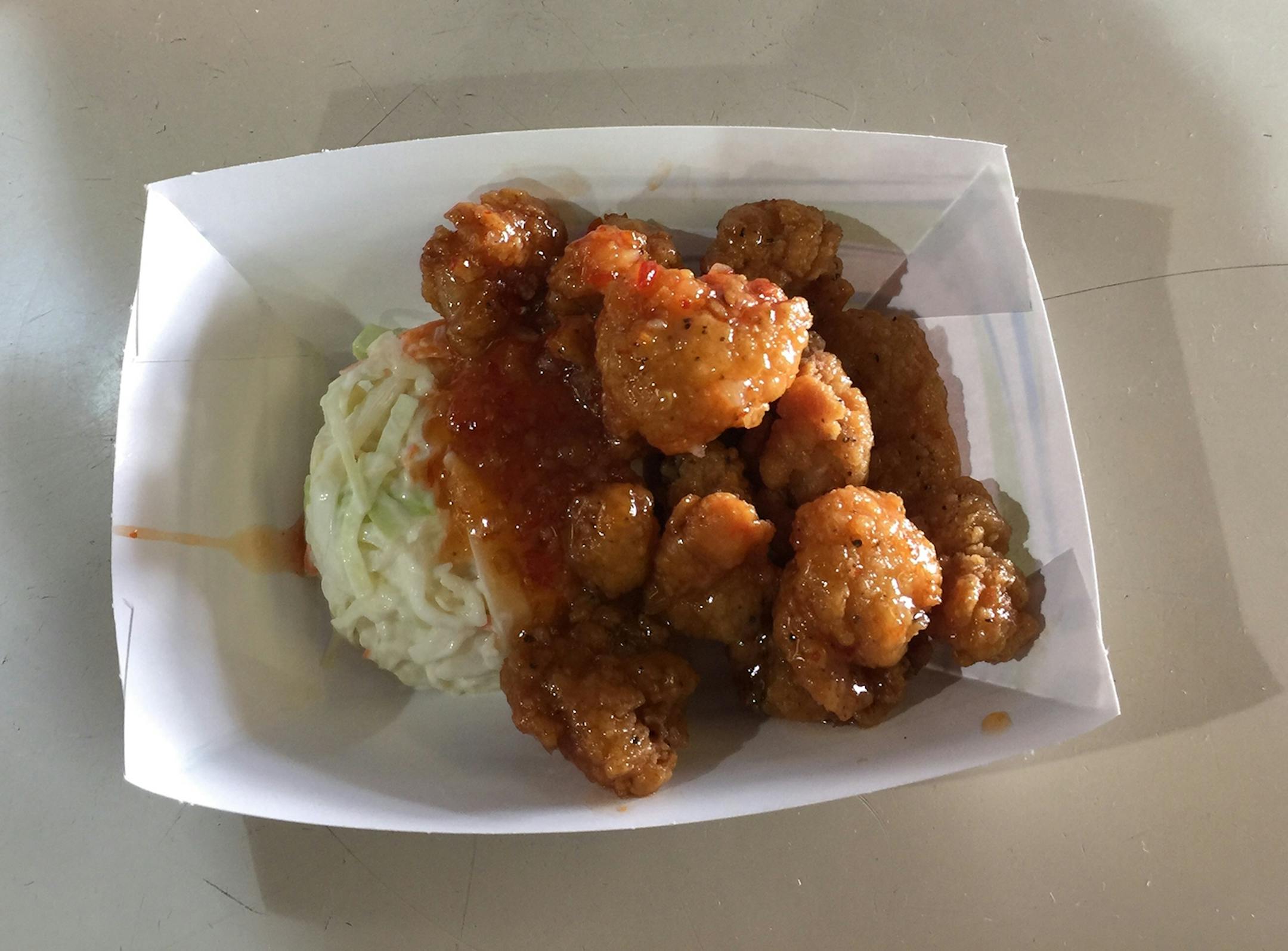 Rick Nelson, Star Tribune Minnesota State Fair 2016: New food Saucy Shrimp & Slaw, Fish & Chips Seafood Shoppe