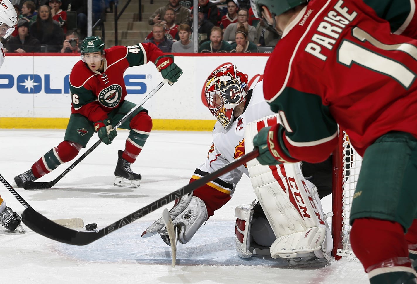 Wild winger Zach Parise (11)