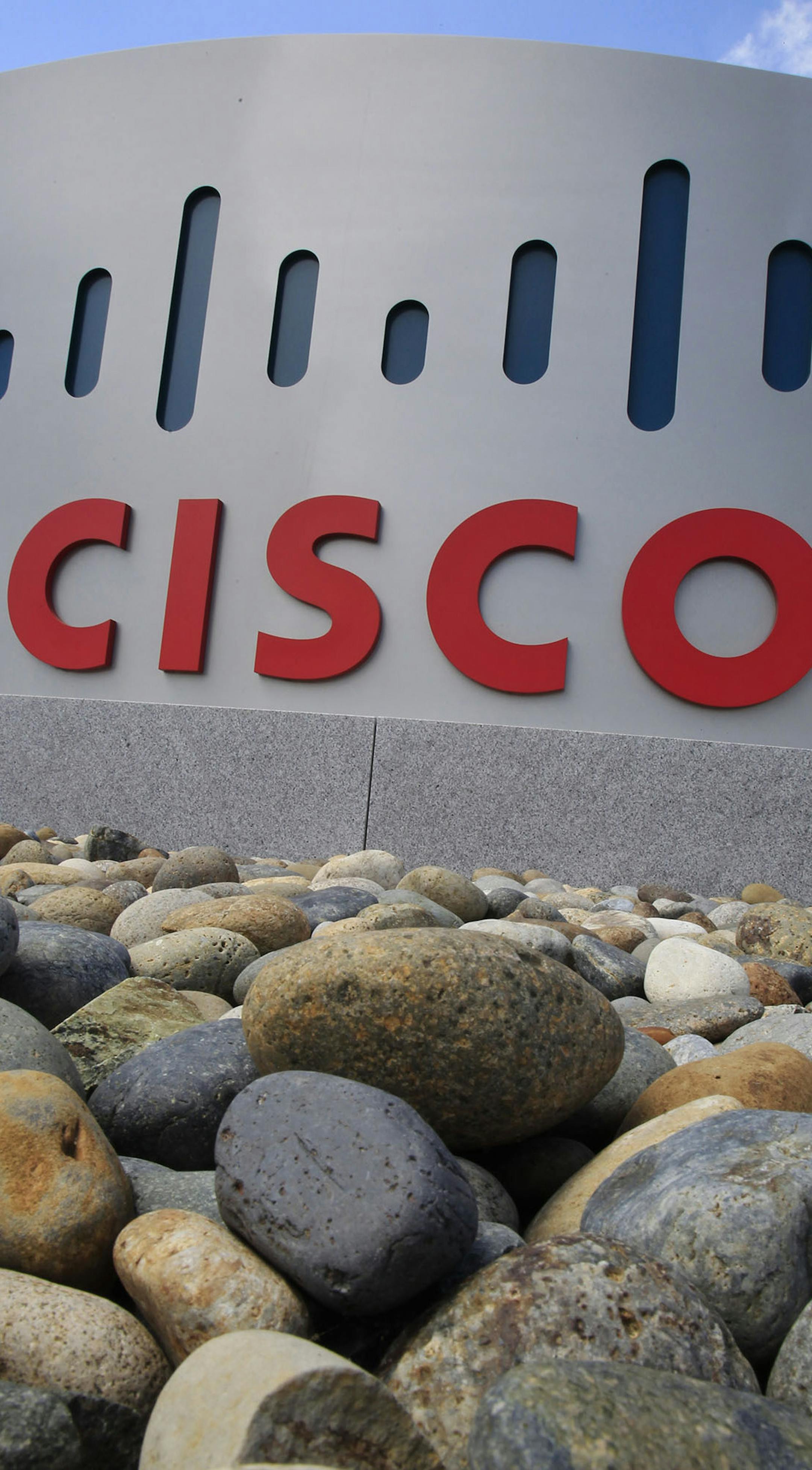 In this May 9, 2011 photo, the exterior of Cisco headquarters is shown in San Jose, Calif. Cisoc Systems Inc. reports quarterly financial results Wednesday, May 11, after the market close.(AP Photo/Paul Sakuma) ORG XMIT: MIN2013082116550679