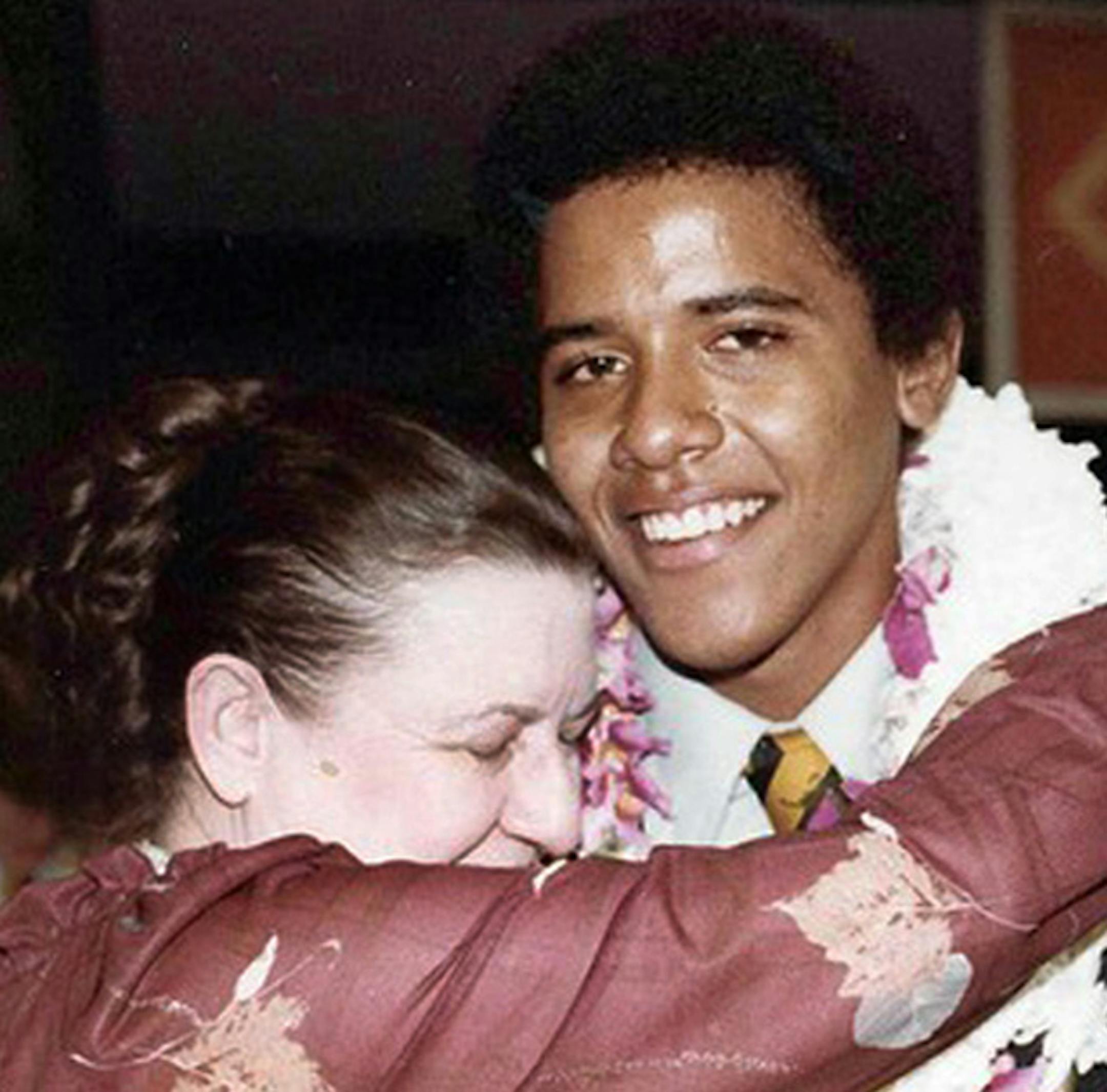 Barack Obama said of his grandmother, shown above at his high school graduation: "She poured everything she had into me."