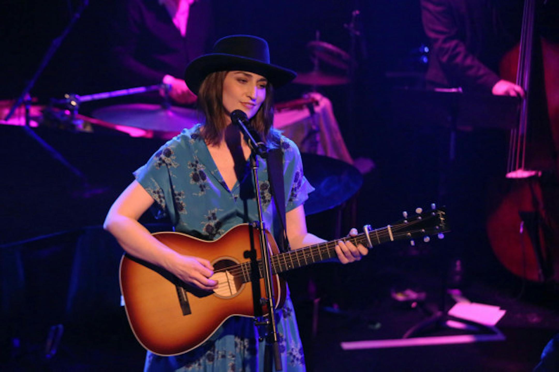 Sara Bareilles previewed her new album at the Troubadour in Los Angeles last month. / Willy Sanjuan, Invision/AP