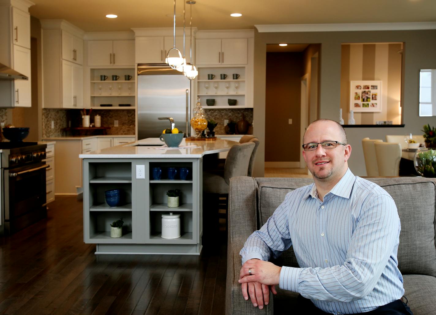 Graham Epperson, the new division president for Pulte Homes Minnesota. ] JOELKOYAMA&#x201a;&#xc4;&#xa2;jkoyama@startribune Minneapolis, MN on May 8 2014.