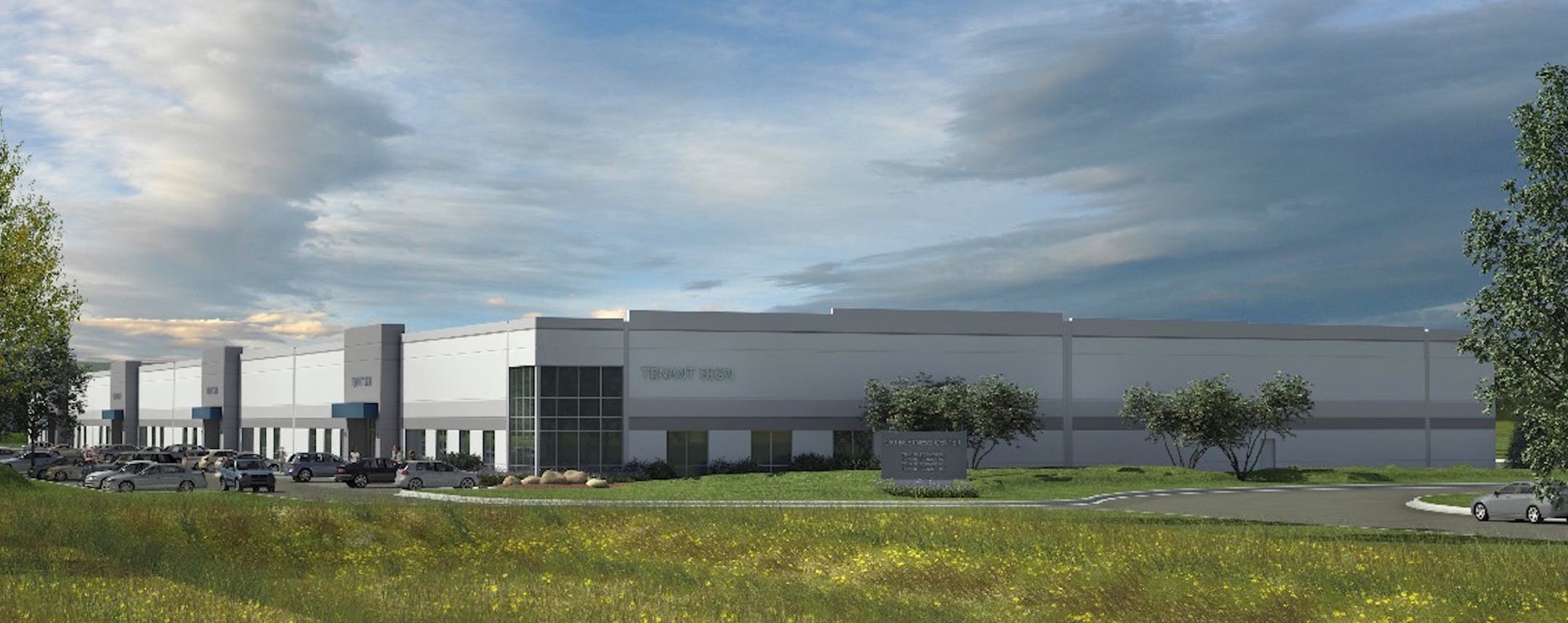 169 Business Center, Brooklyn Park. Rendering from Opus Group