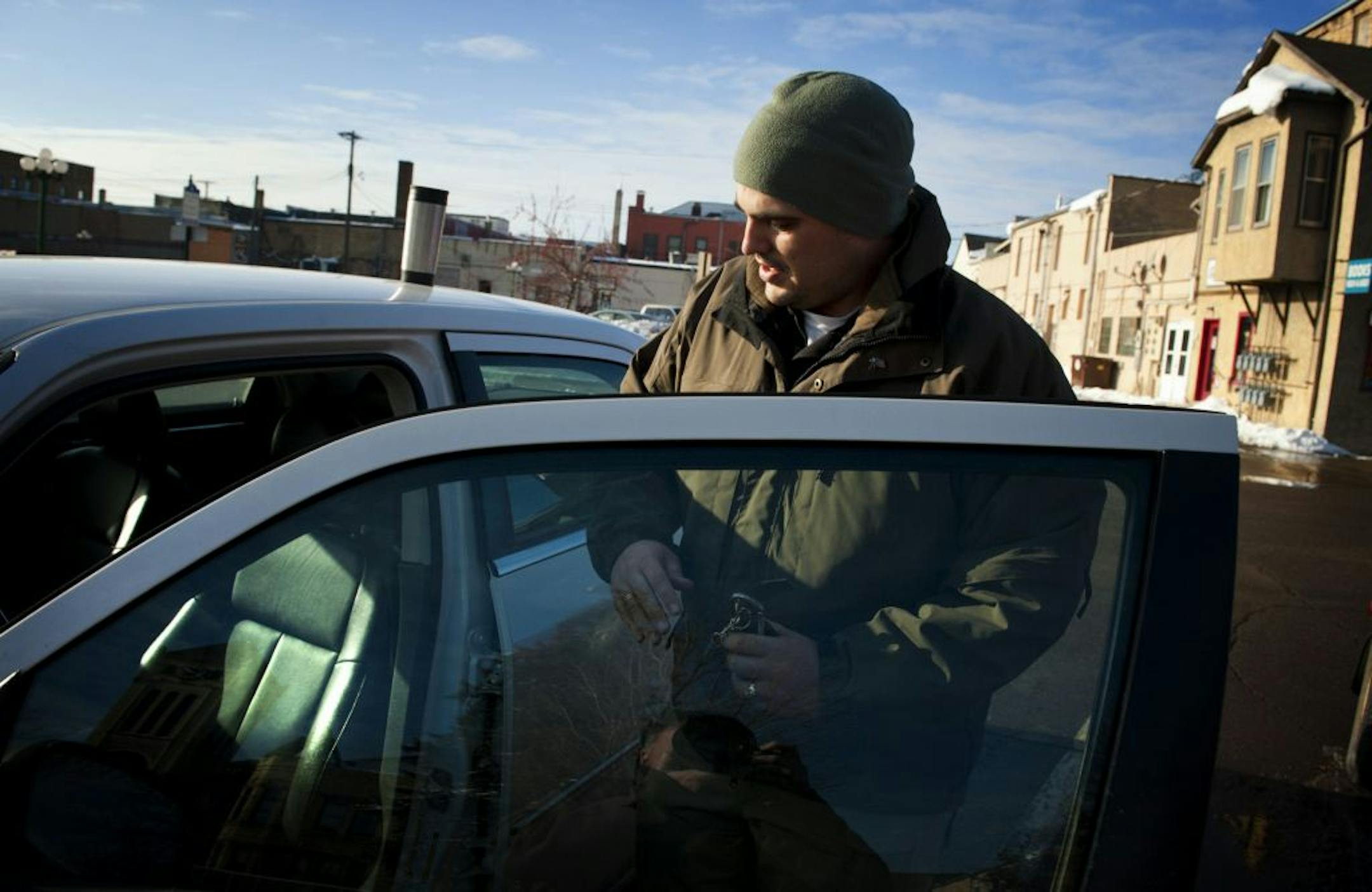 The VA covered the cost of specially designed seats for Kevin Brown's car. His injuries made it extremely difficult to sit for any lenght of time. He served for more than 11 years in the active Army and Reserves and suffers from PTSD, mild traumatic brain injury, a back injury causing arthritis in his elbows and knees and a chronic skin ailment contracted in the dessert of Iraq. Friday, December 13, 2012