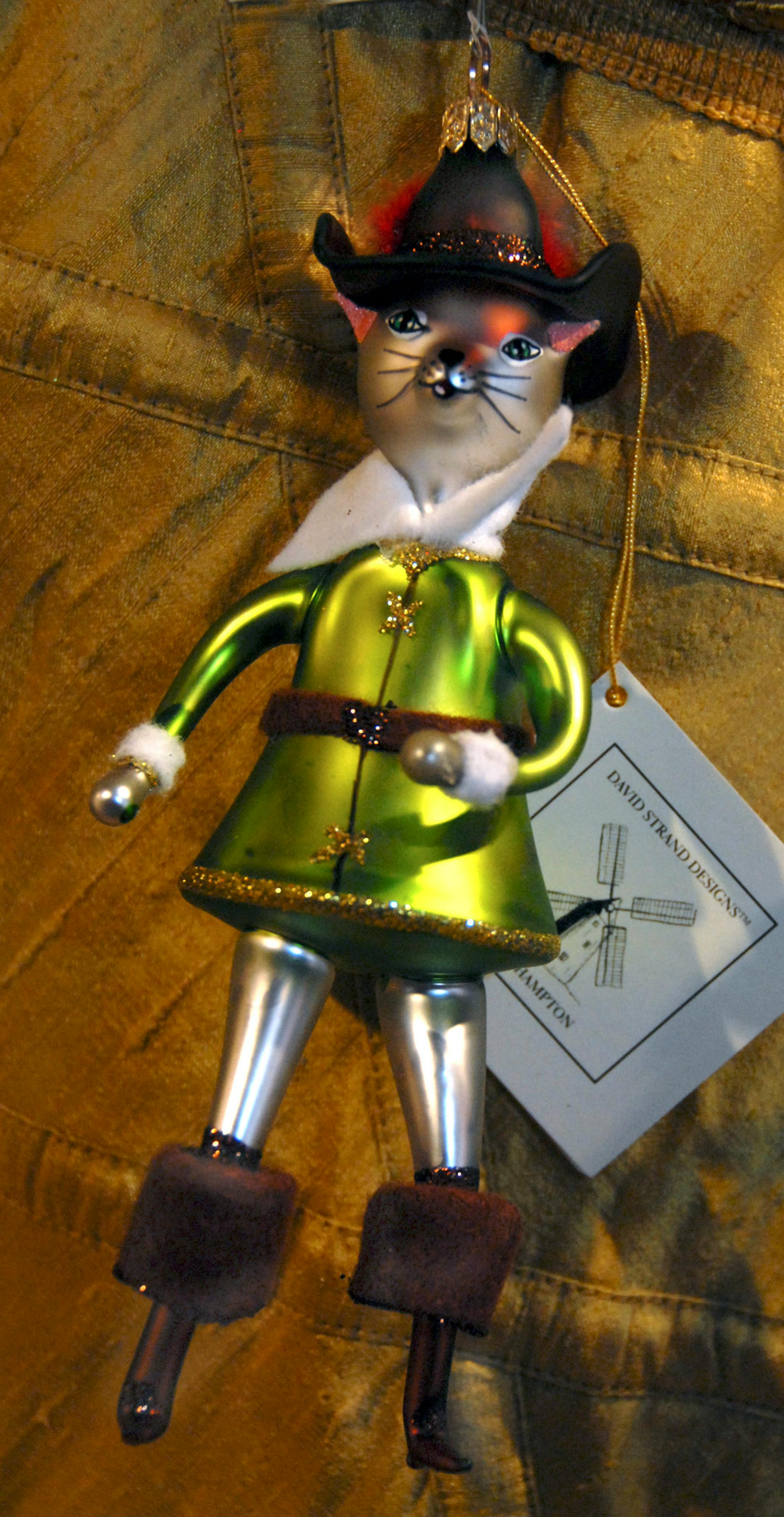 Strand's "Puss In Boots" was inspired by a favorite childhood character.