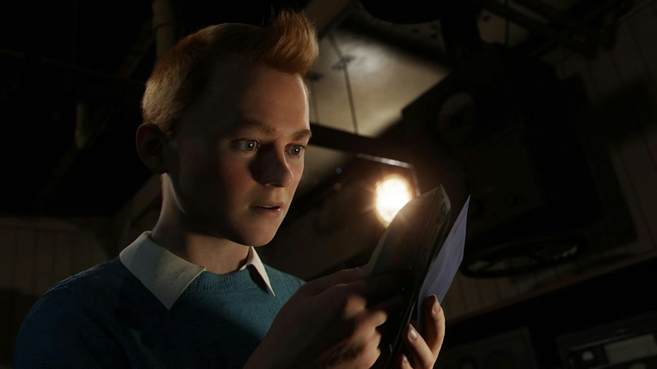 Tintin (Jamie Bell) in "The Adventures of Tintin."