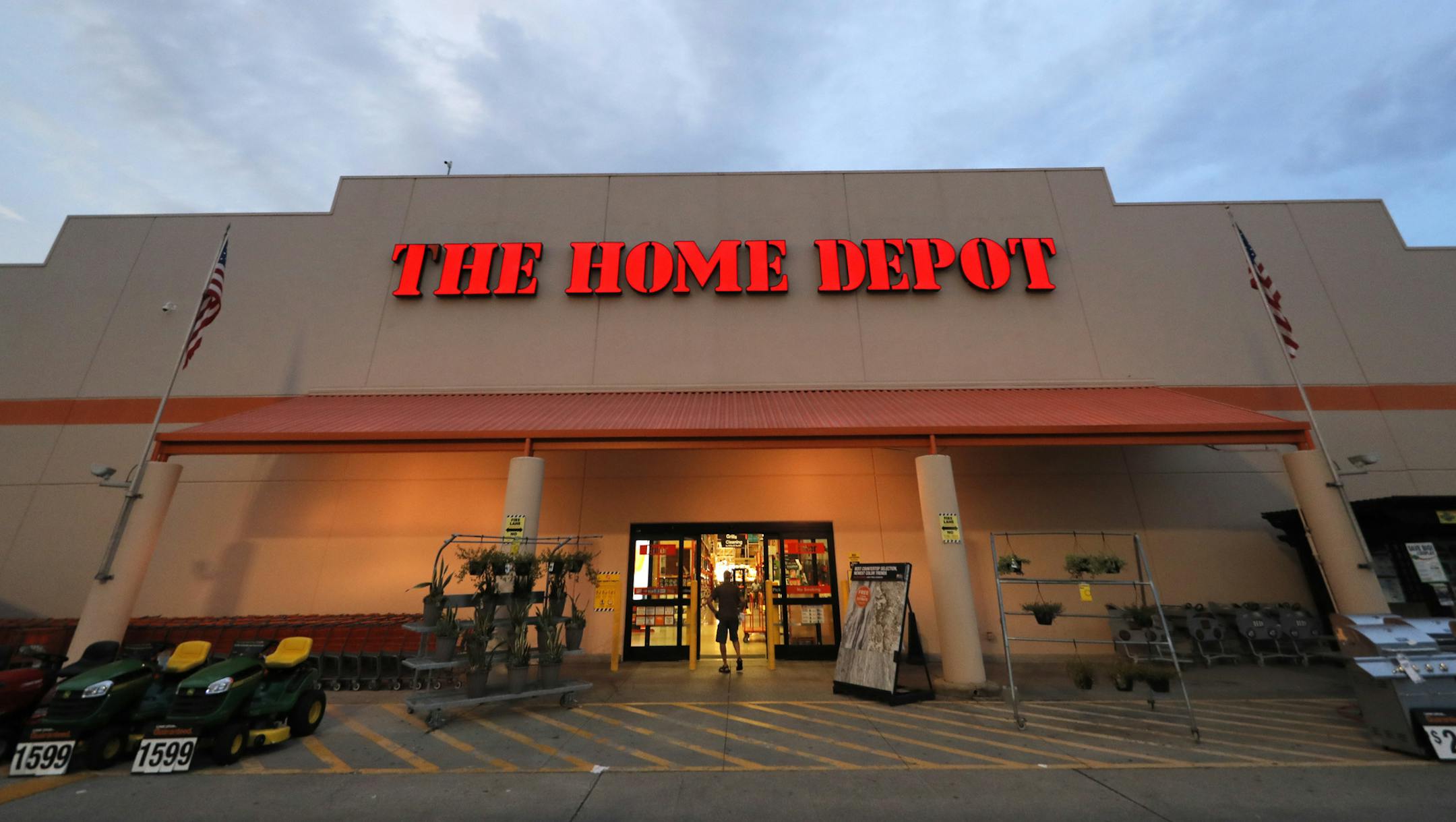 FILE - This Aug. 15, 2019 file photo shows the Home Depot in Harahan, La. Home Depot reported a shortfall in third-quarter revenue as the nation’s largest home improvement chain’s strategy to meld its online business and its physical stores are taking longer to deliver benefits. (AP Photo/Gerald Herbert, File)