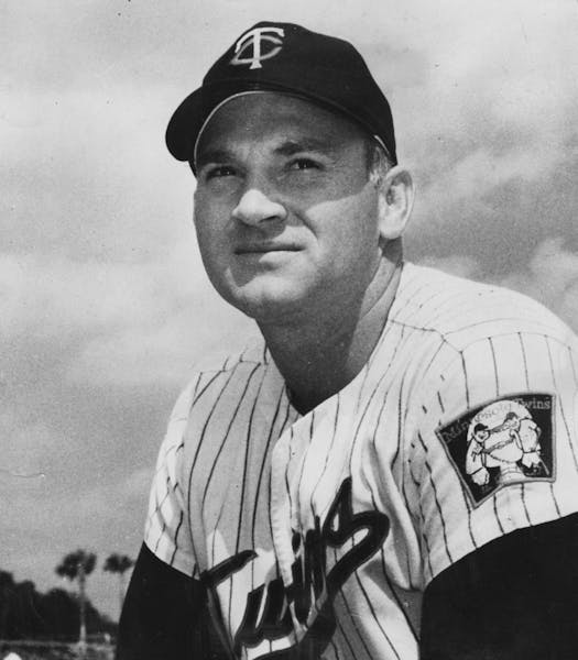Harmon Killebrew in his early days with Minnesota Twins.
