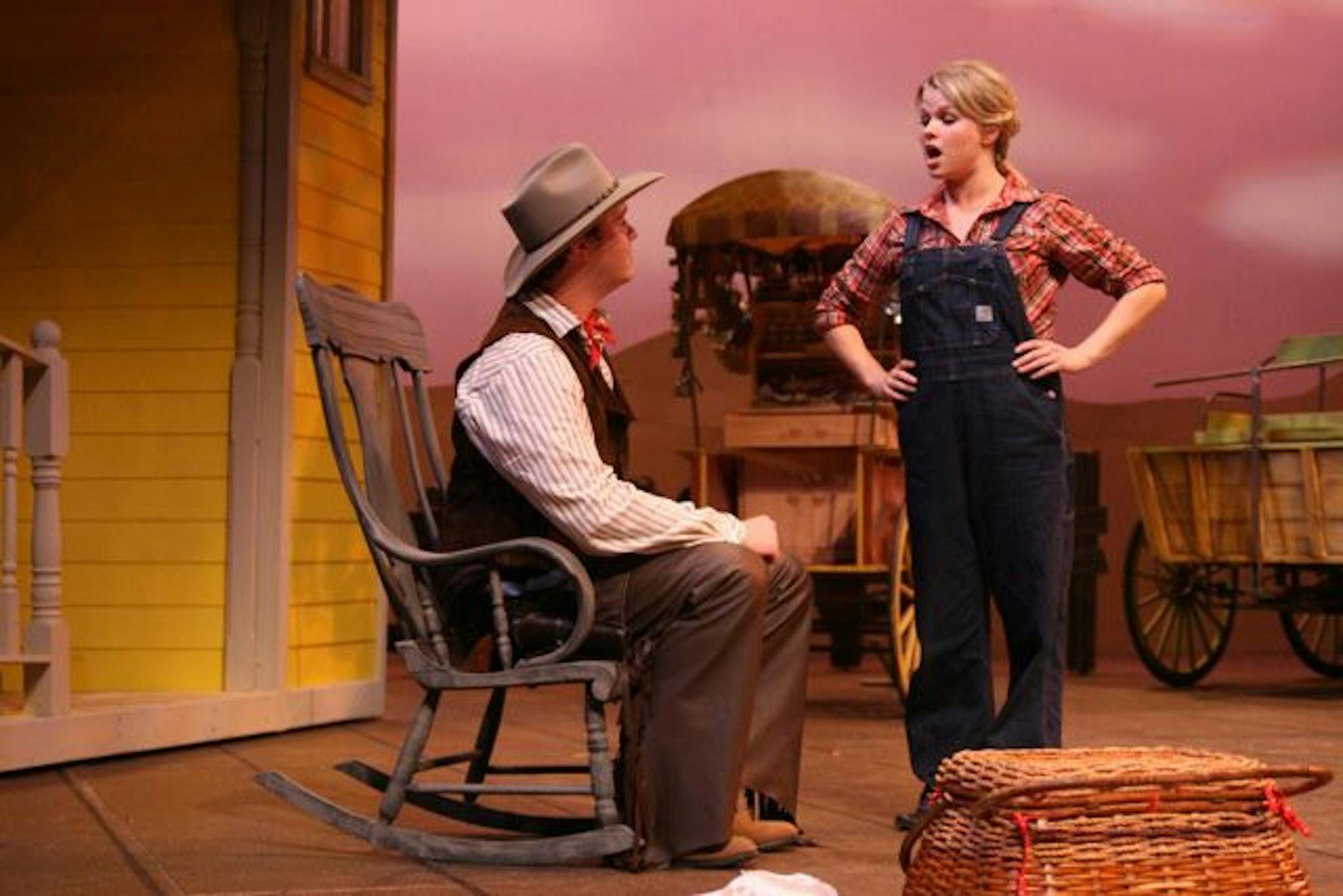 BCT's production of "Oklahoma!" featuring William Bryan as Curly and Jessica Fredrickson as Laurey.