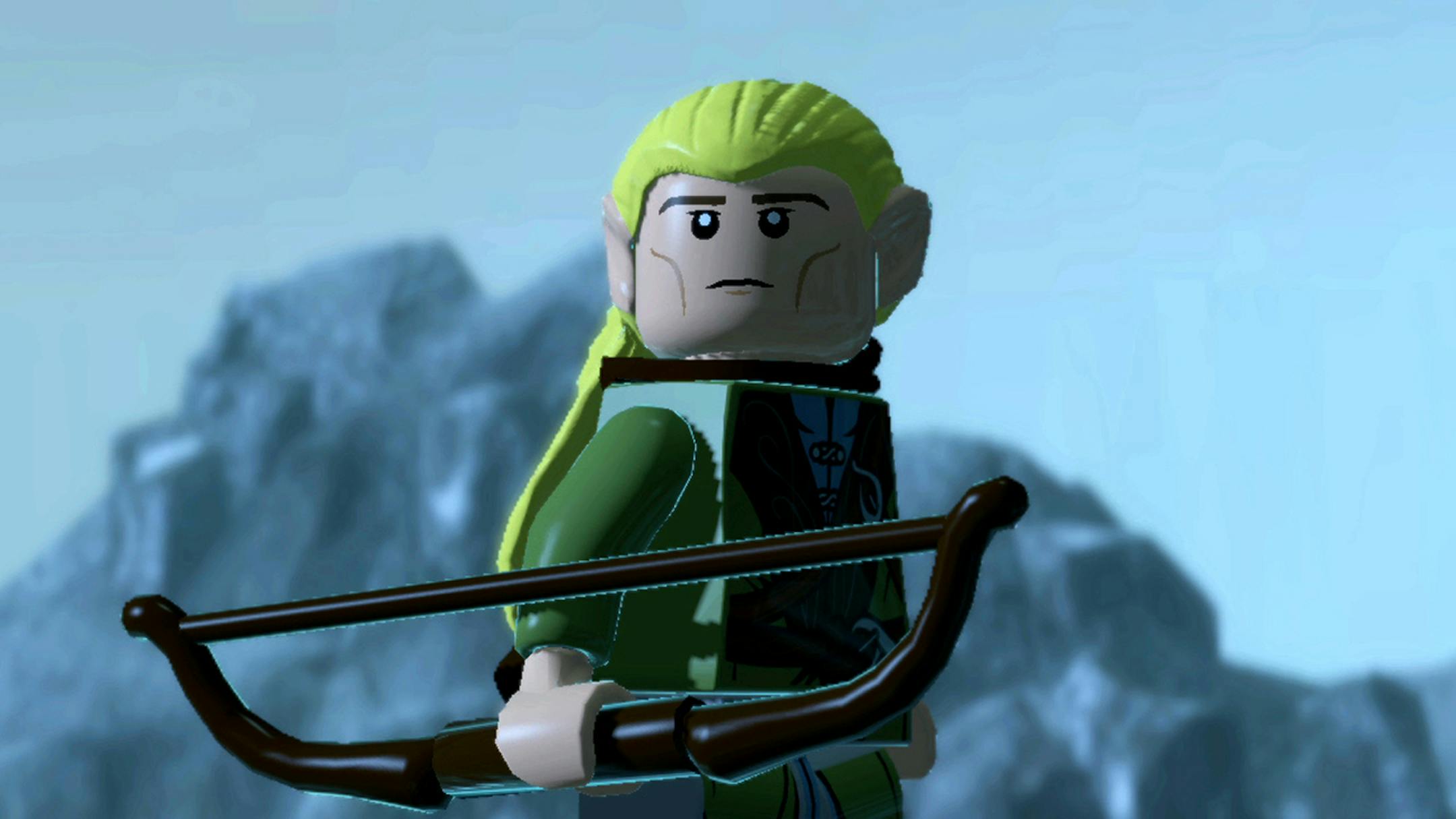 Legolas in "Lego The Lord of the Rings."