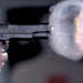 A slow-motion camera captures a gun firing on "Mythbusters."