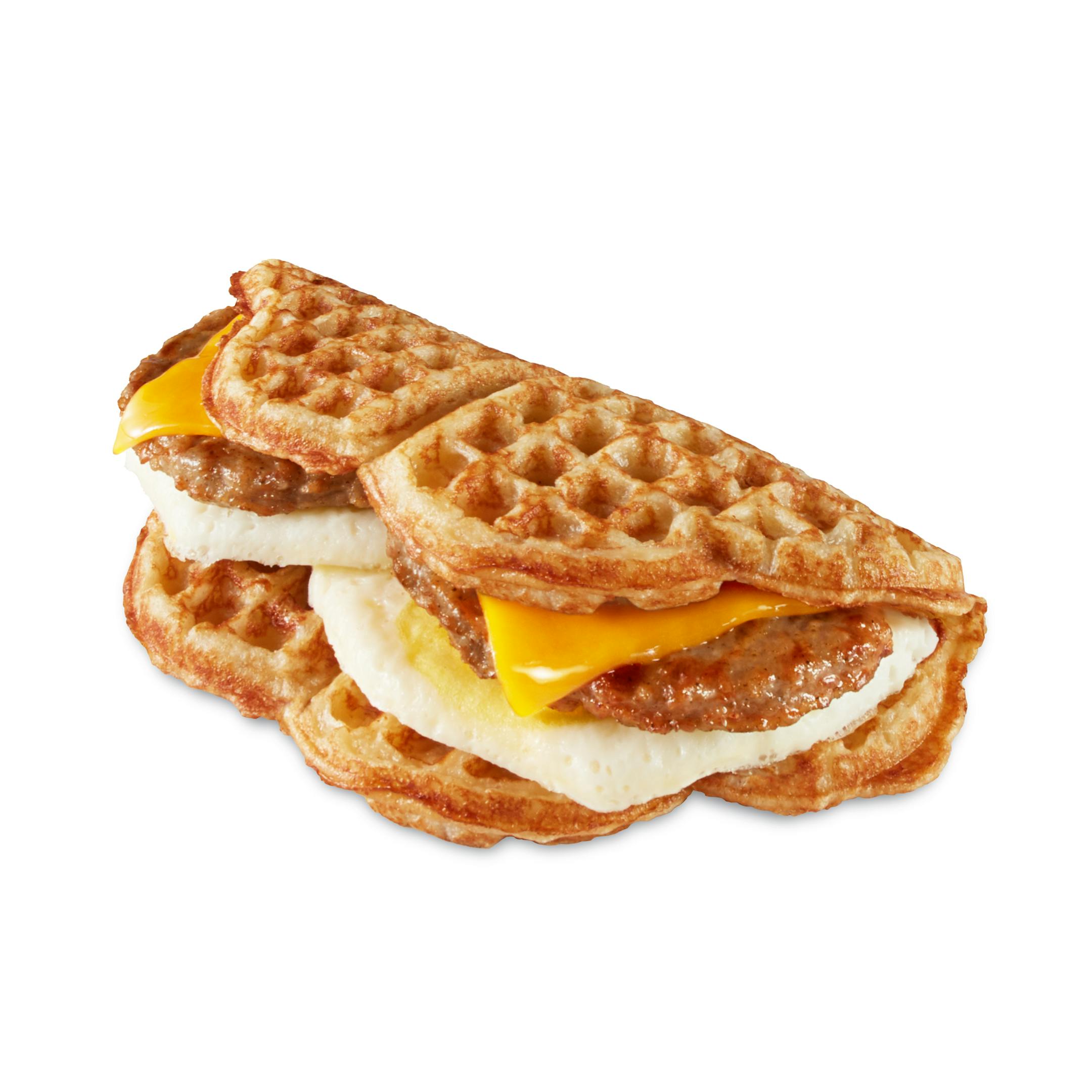 Nordic Waffles' new frozen sausage, egg and cheese waffle is now available in select grocery stores.