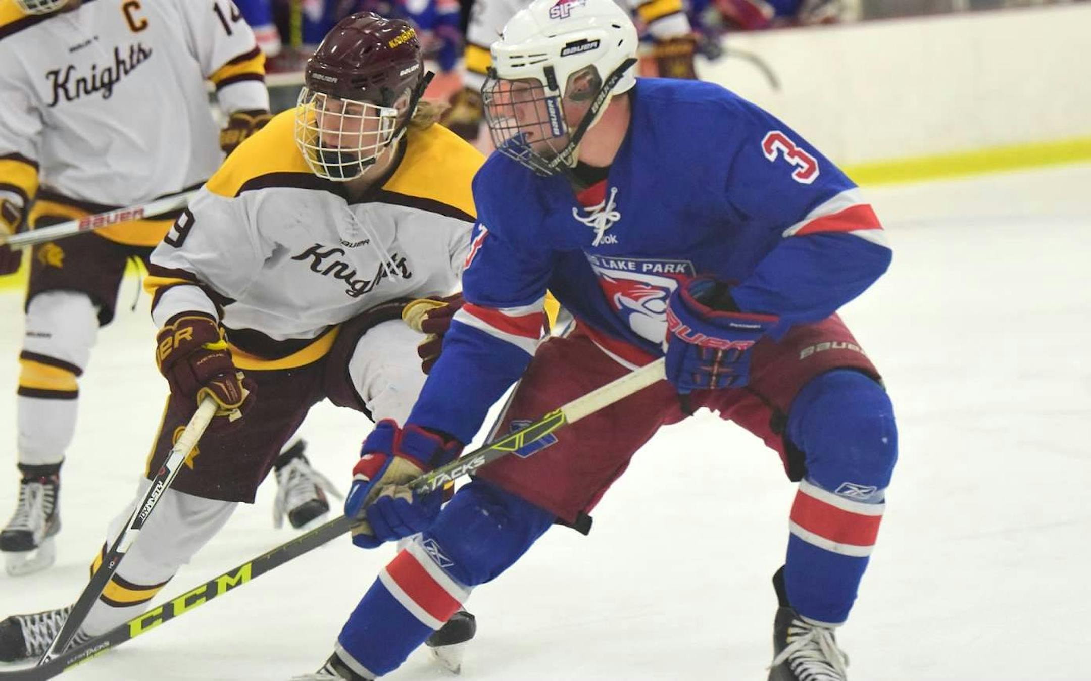 Luke Turnquist accounted for all his team's goals against Irondale on Thursday, scoring two goals in the first period and two more in the second before scoring a hat trick in the third period.