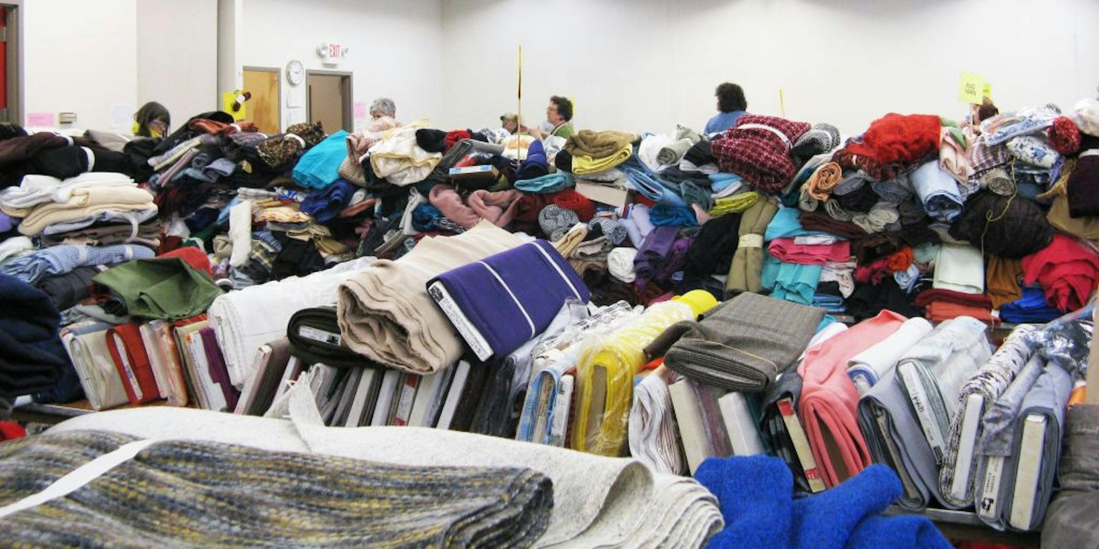The annual garage sale at the Textile Center continues to be so popular that it�s moving to a larger space this year (U of M ReUse program warehouse, 883 29th Av. S.E., Mpls., 612-436-0464, www.textilecentermn.org).