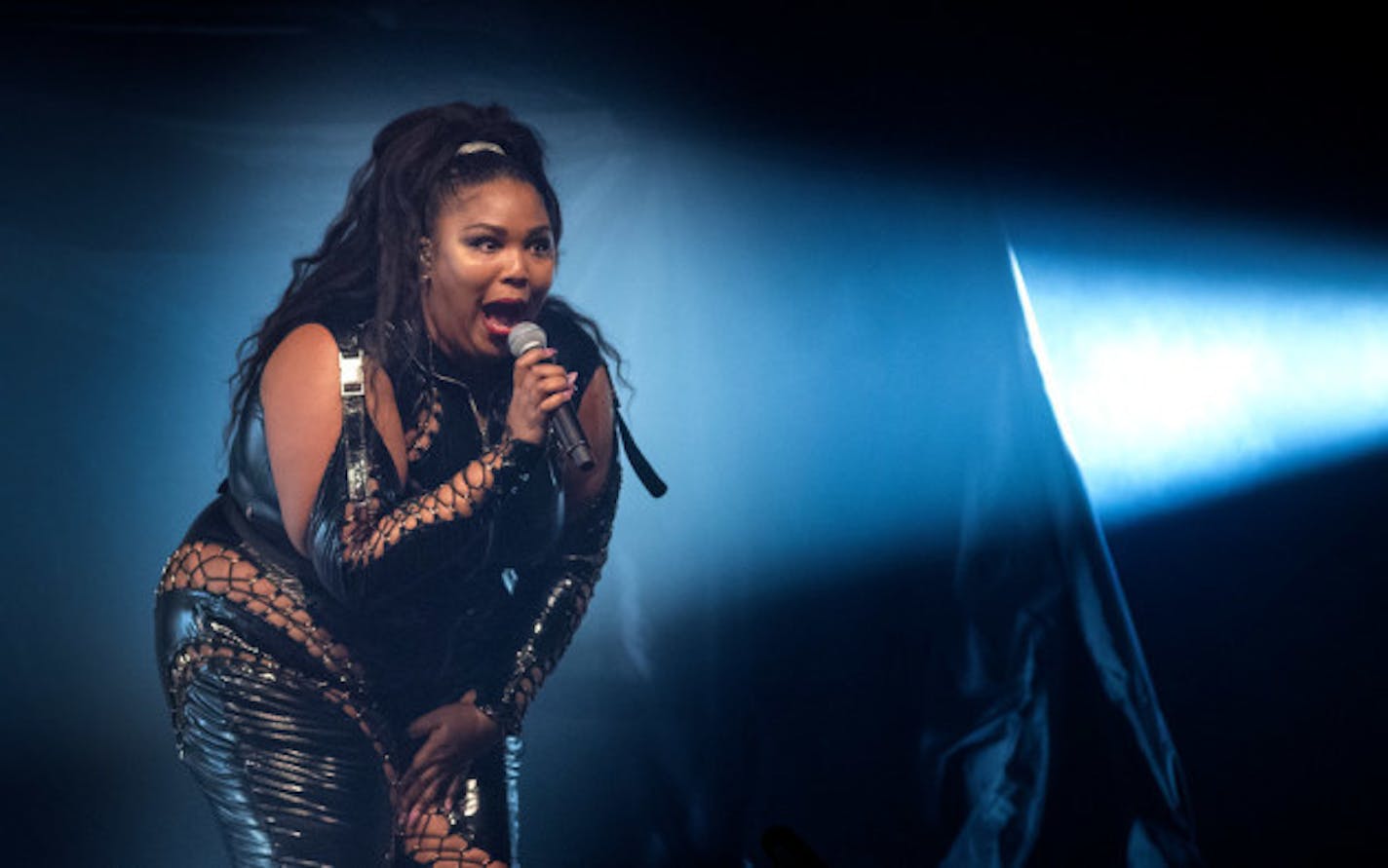 Lizzo at the Palace Theatre last year, where she returns Sunday fresh off selling out a two-night stand at the much-bigger Armory in October. / Carlos Gonzalez, Star Tribune