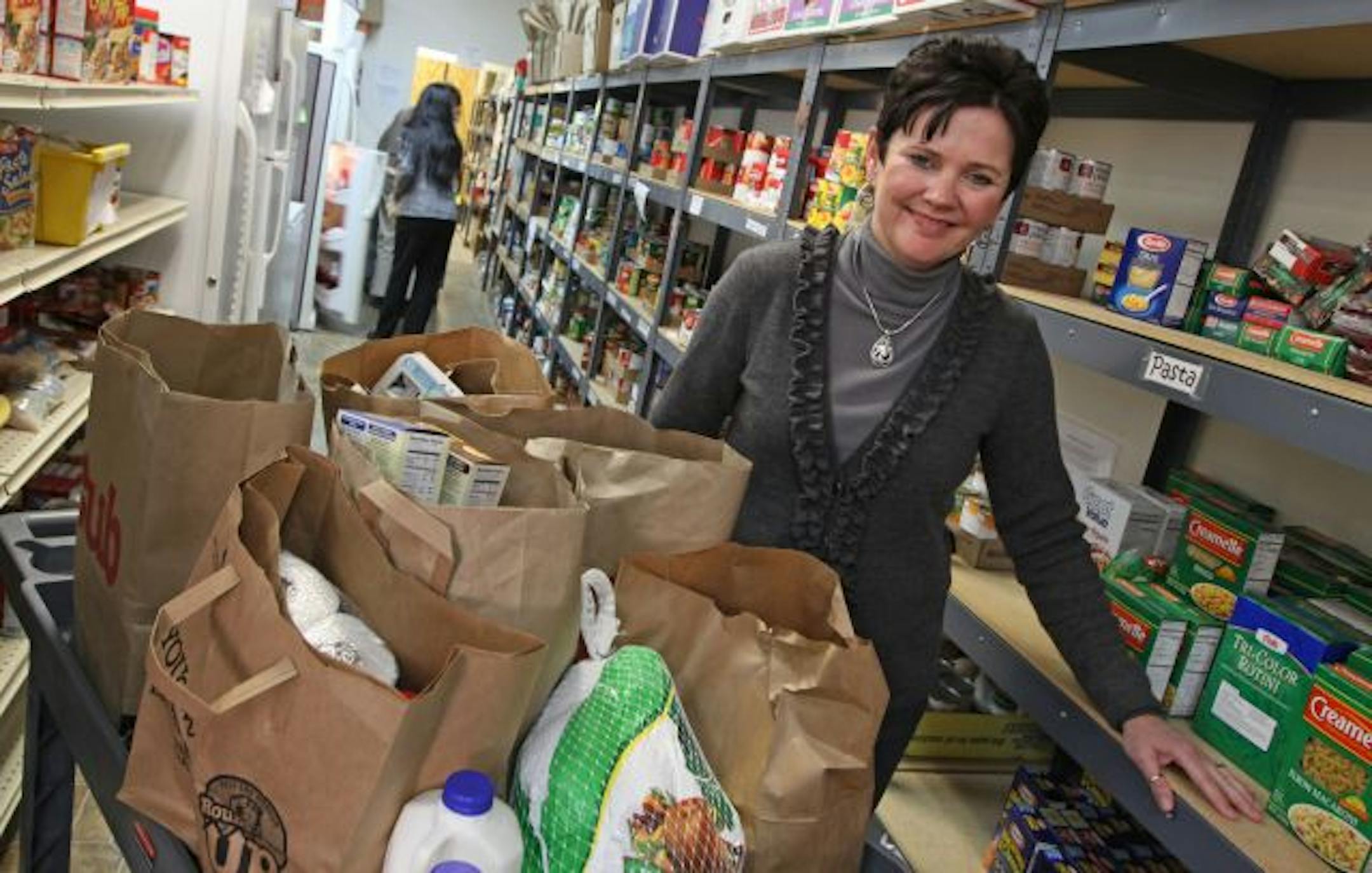 Christine Koop, executive director of the Hastings Family Service, said the food that's been declined would cost about $15,000 a year at retail prices. The food shelf is one of the few that have turned down free federal food because of a required agreement.