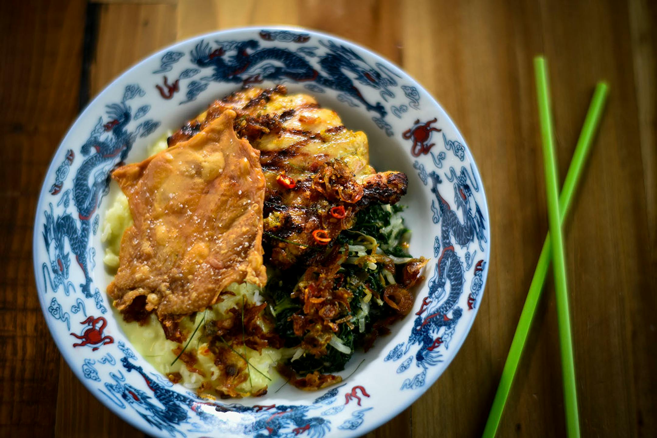 Hai Hai's Balinese chicken thigh.