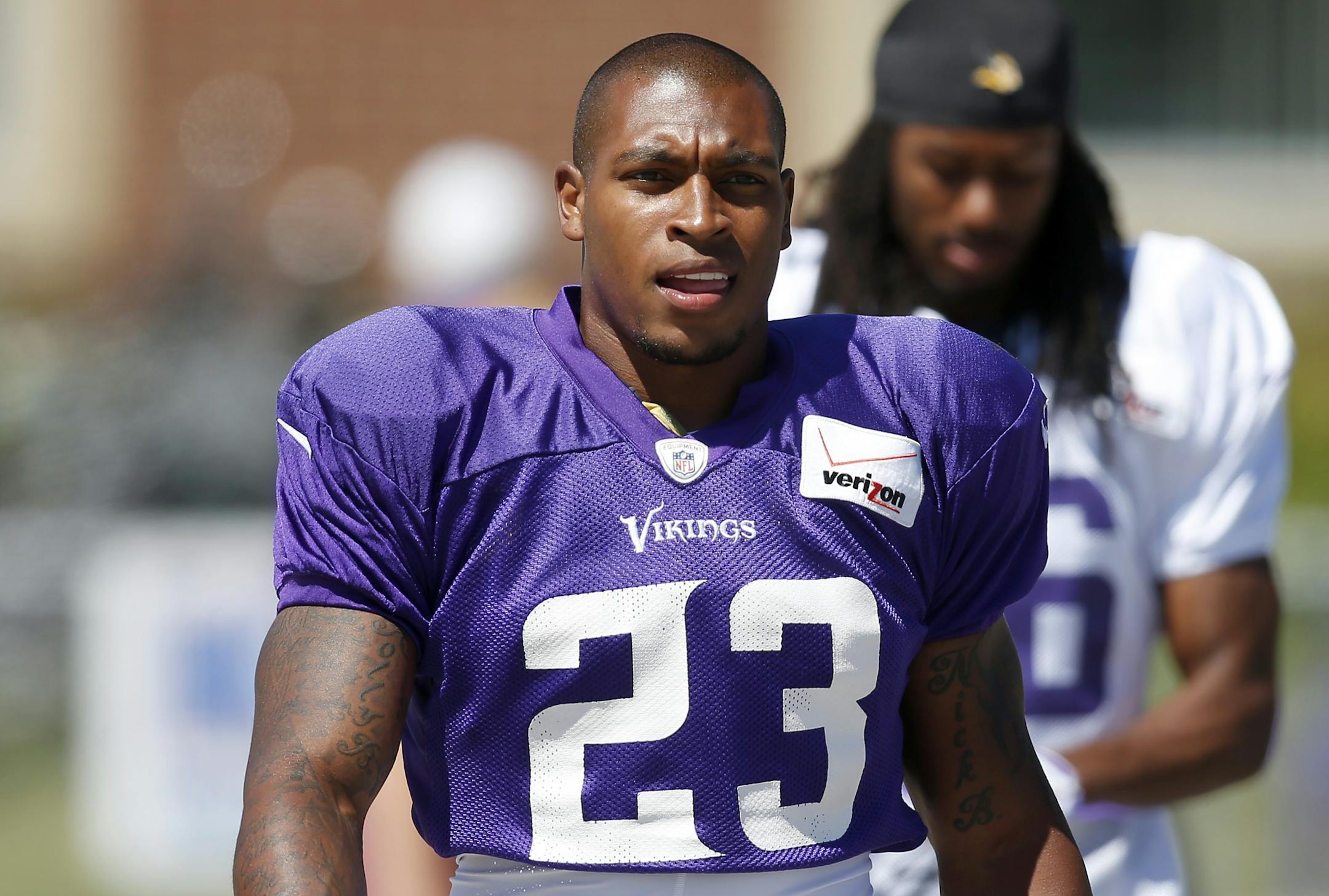 The Vikings announced Sunday that they have released 11 players, including running back Joe Banyard.