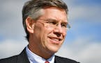 U.S. Rep. Erik Paulsen participated in a celebration for the upcoming completion of Highway 610 in Maple Grove. ] GLEN STUBBE * gstubbe@startribune.co