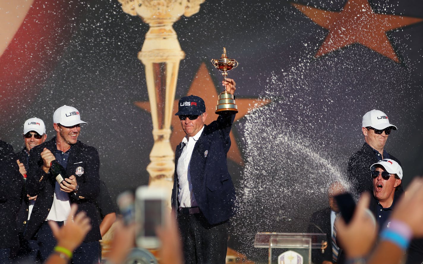 USA Ryder Cup captain Davis Love III guided his team to victory in 2016 at Hazeltine.